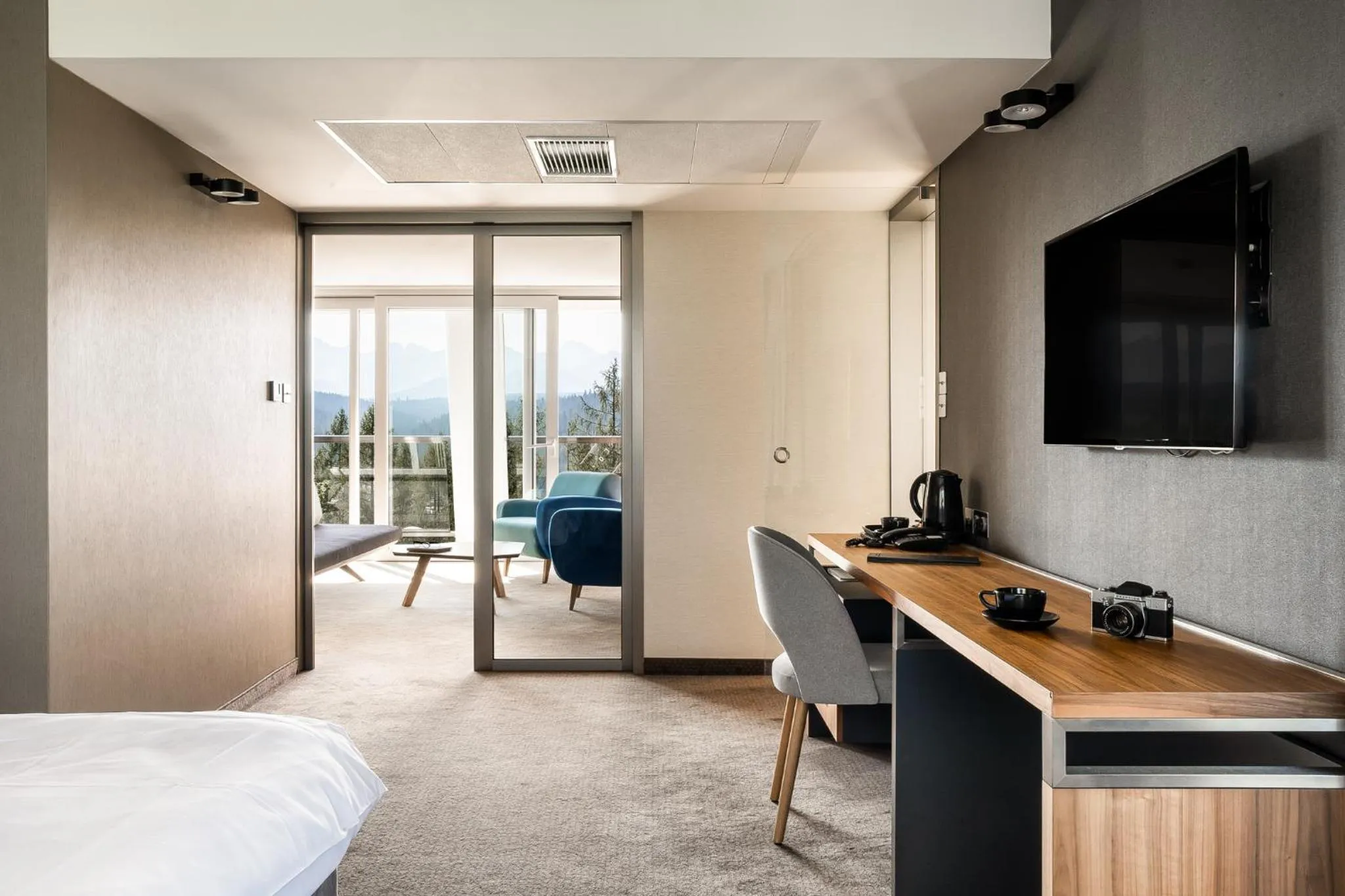 Bed in Hotel HARNAŚ dla dorosłych z widokiem na Tatry - Adults only