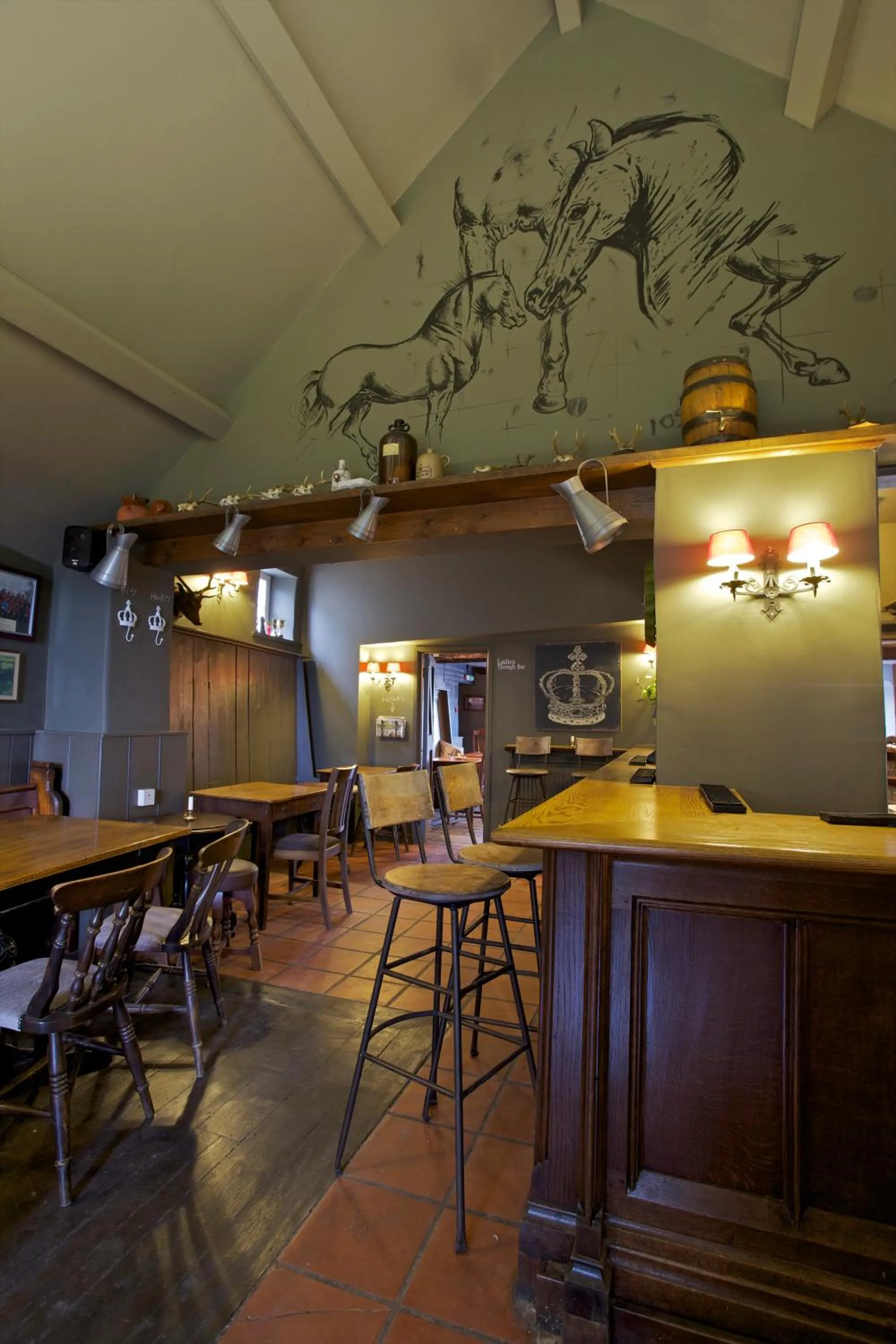 Lounge or bar in The Kings Arms