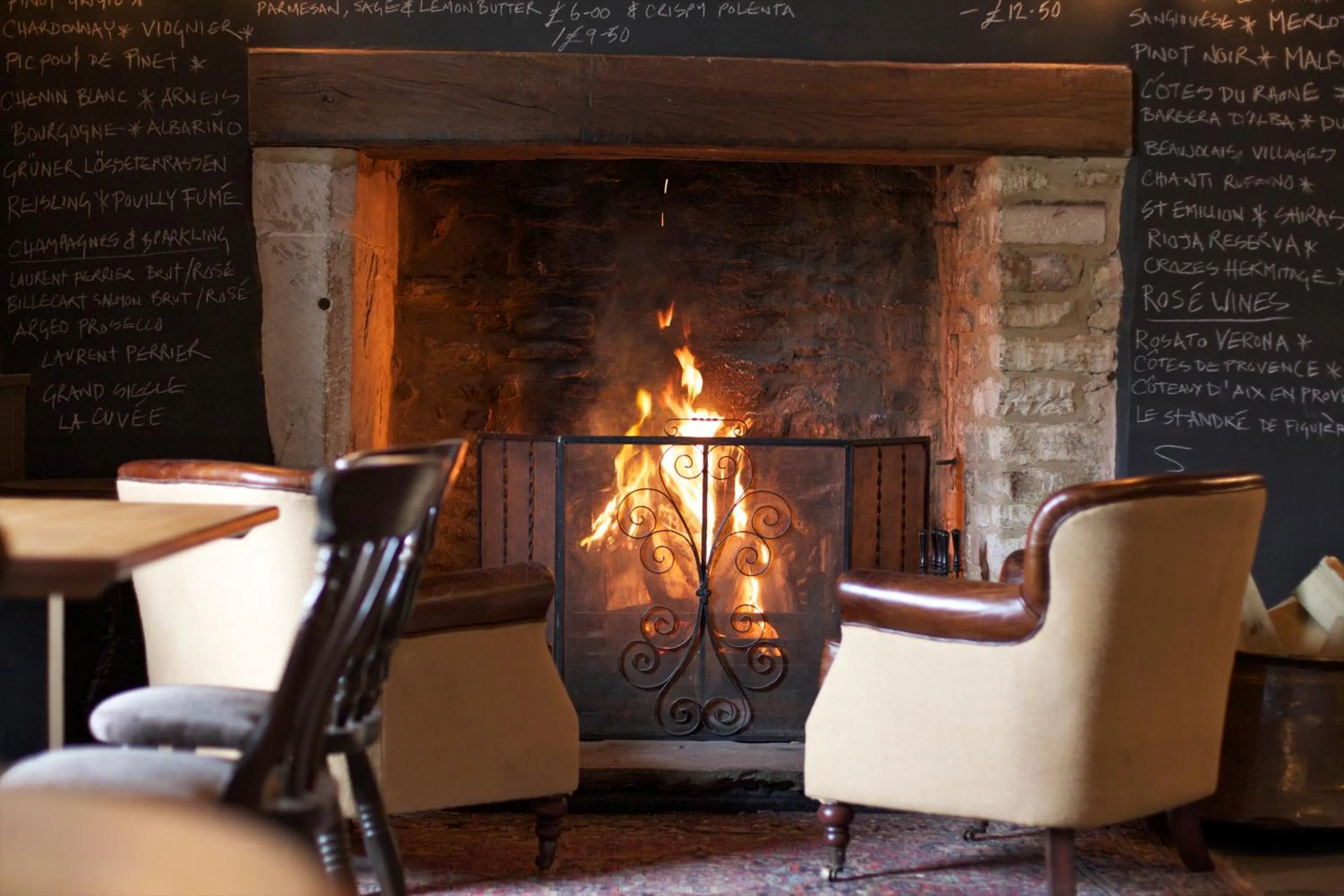 Decorative detail in The Kings Arms