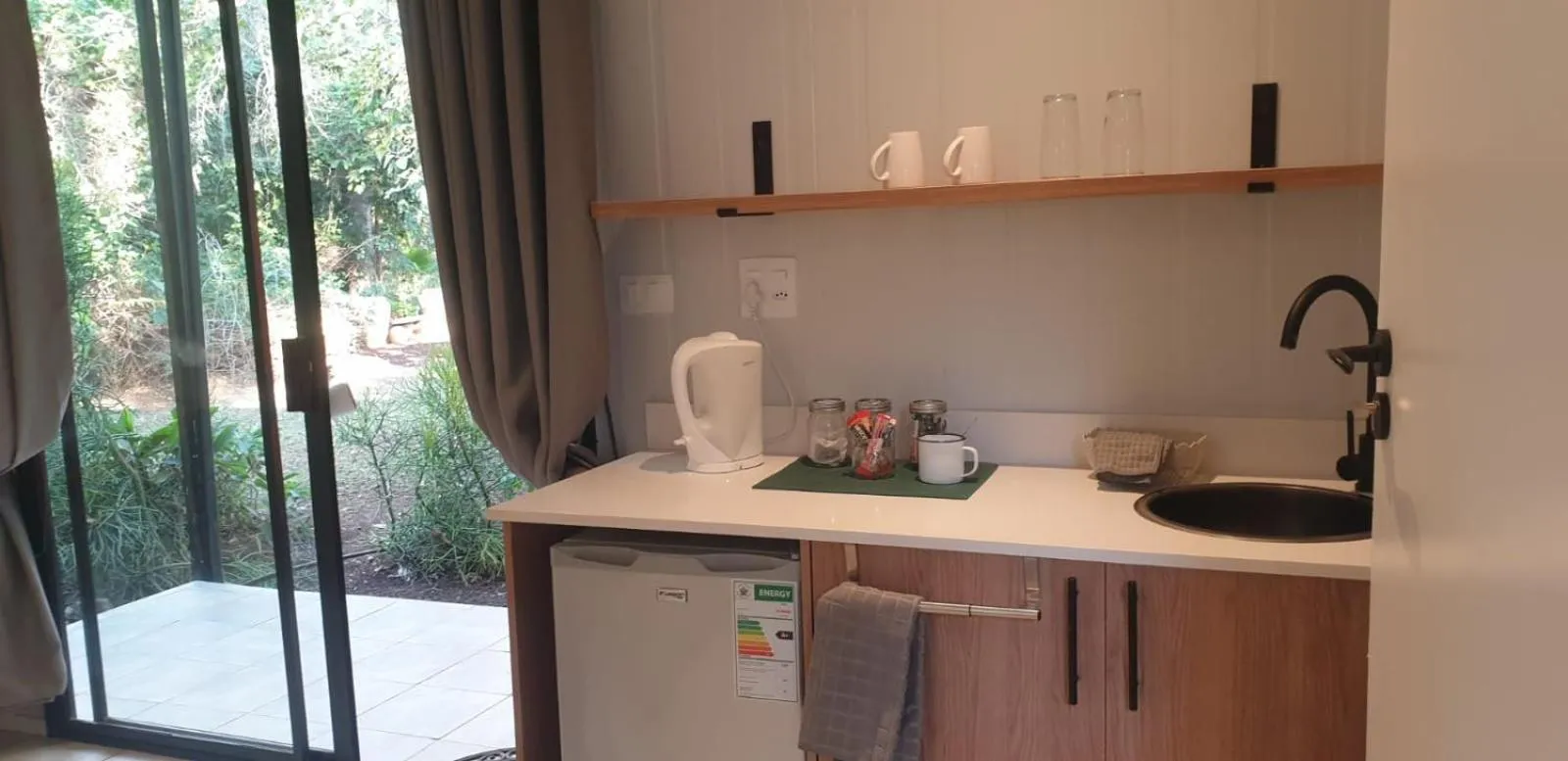 Kitchen or kitchenette in Kruger Allo B&B