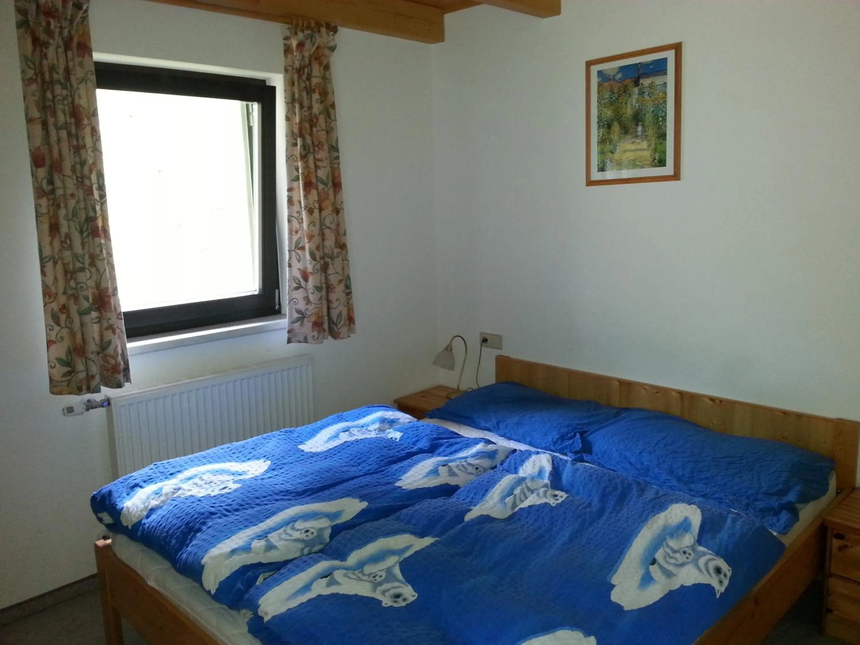 Bedroom in Fichtenblockhütte