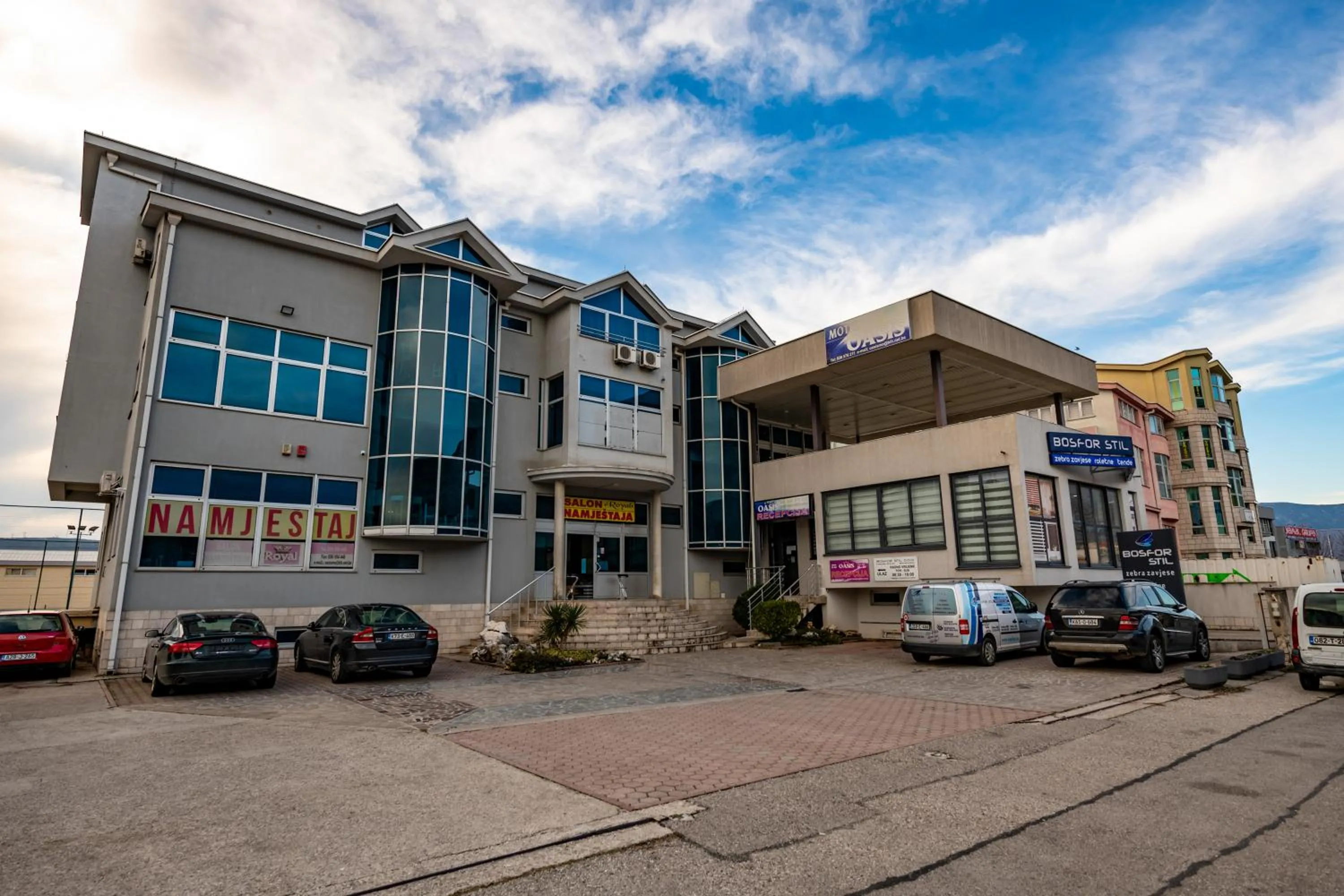 Property building in Hotel Oasis