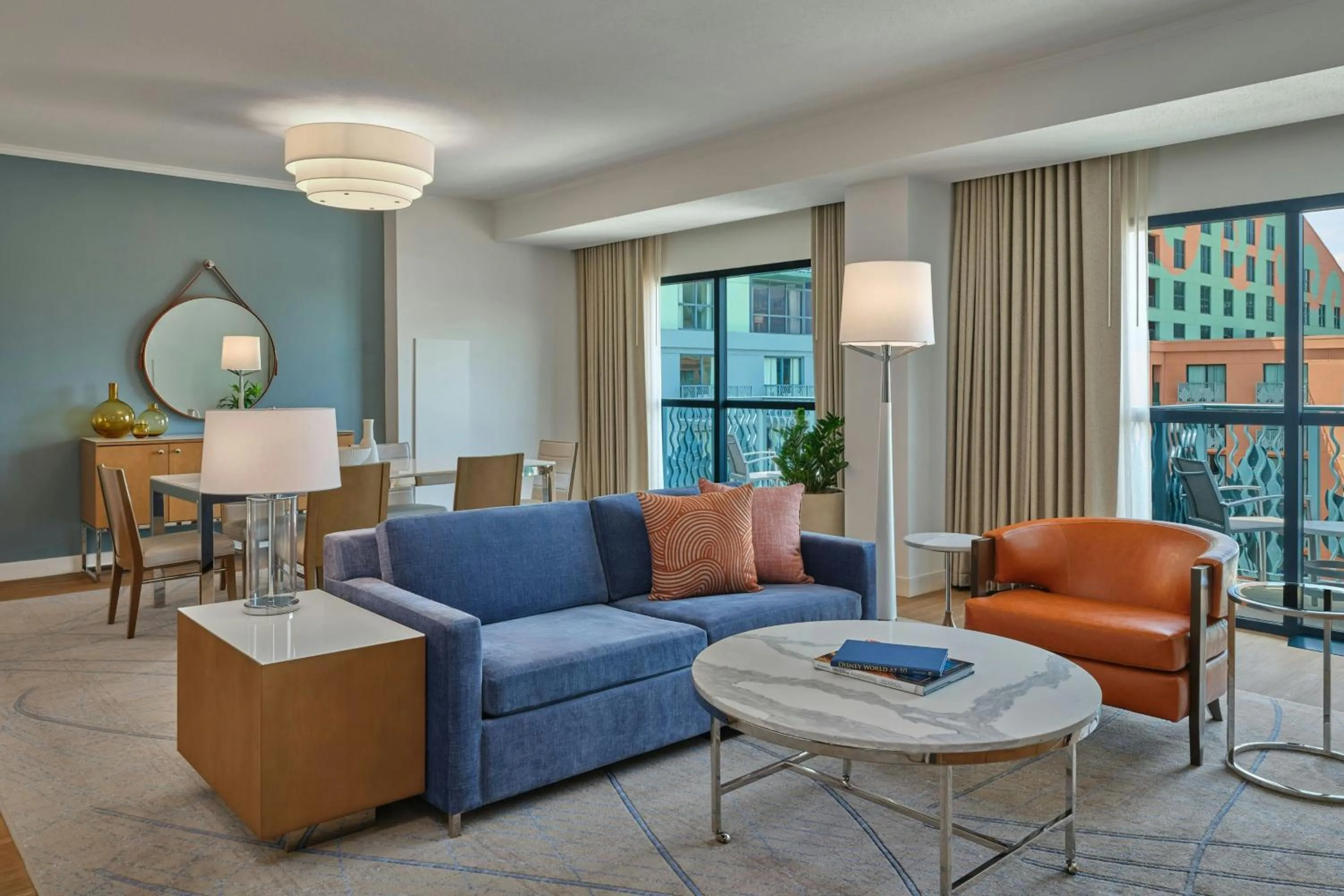 Photo of the whole room in Walt Disney World Swan