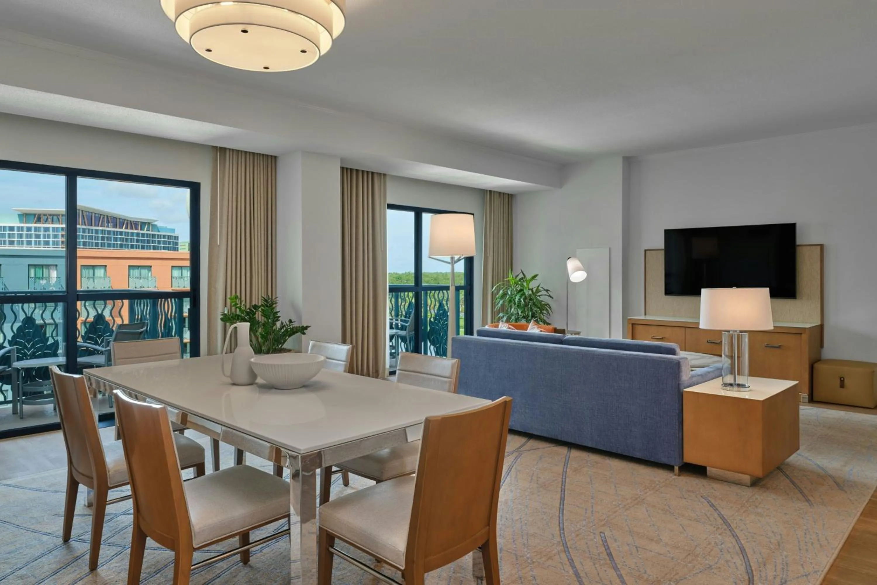 Photo of the whole room in Walt Disney World Swan