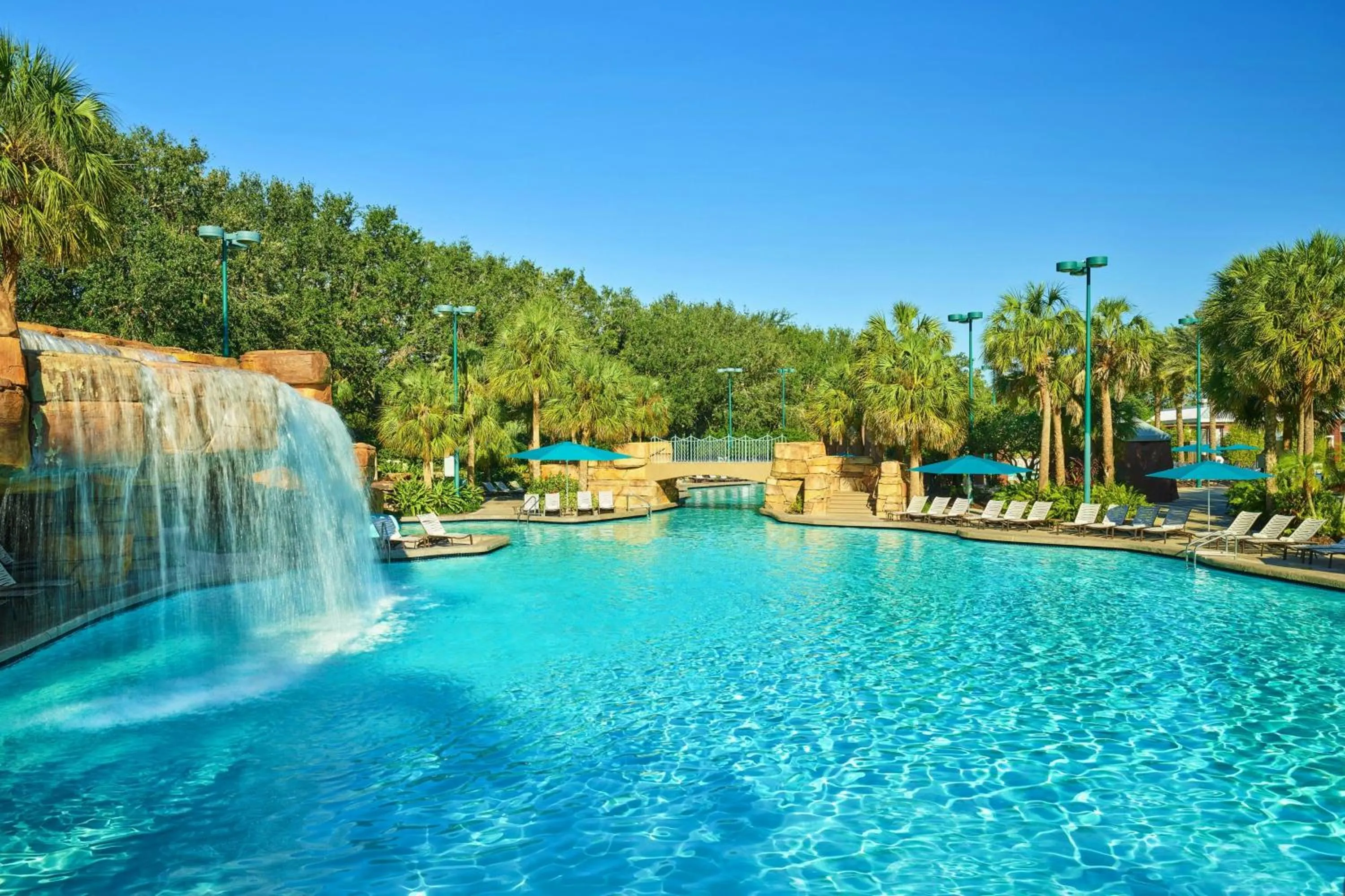 Swimming pool in Walt Disney World Swan