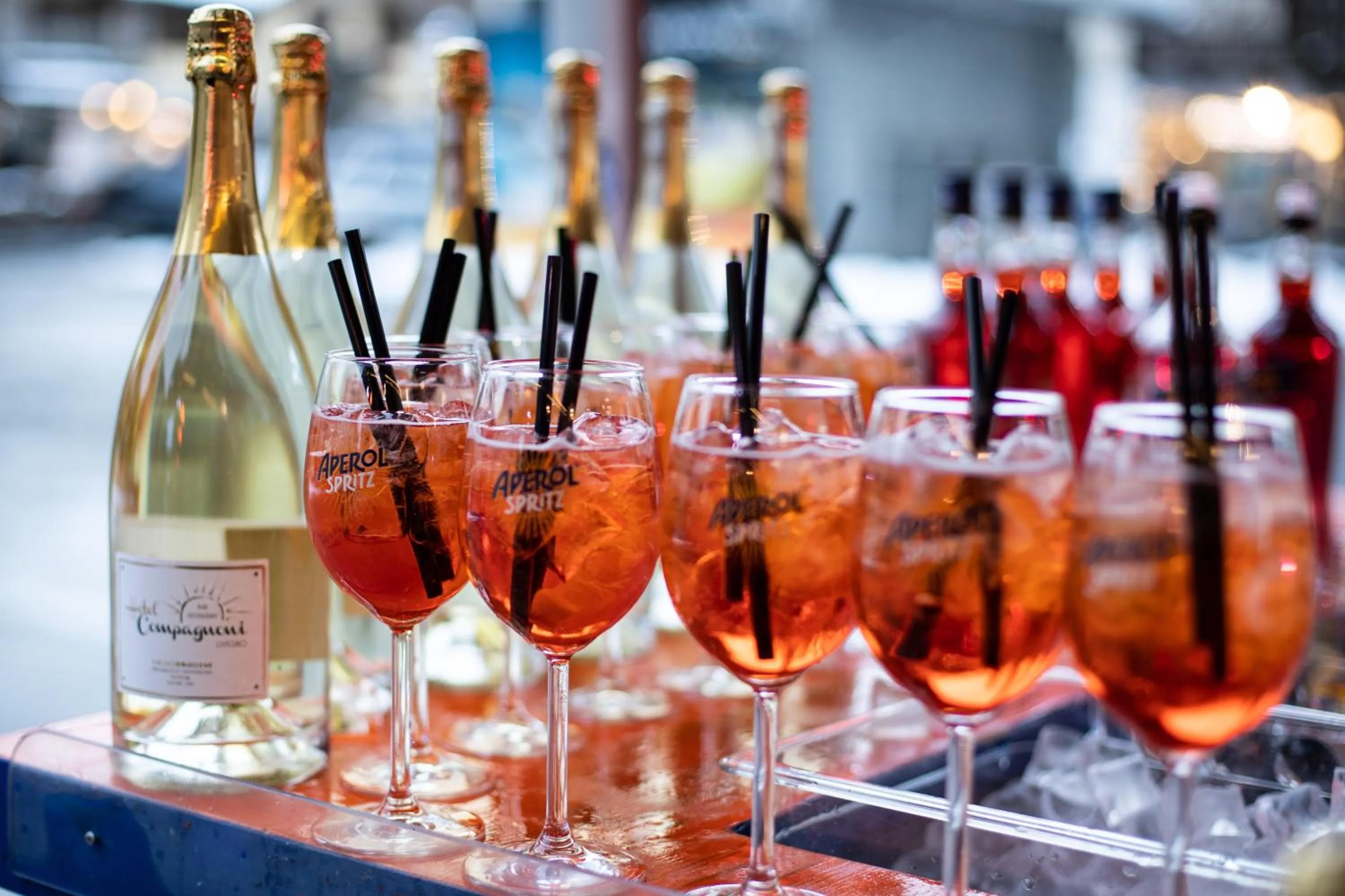 Alcoholic drinks in Hotel Compagnoni