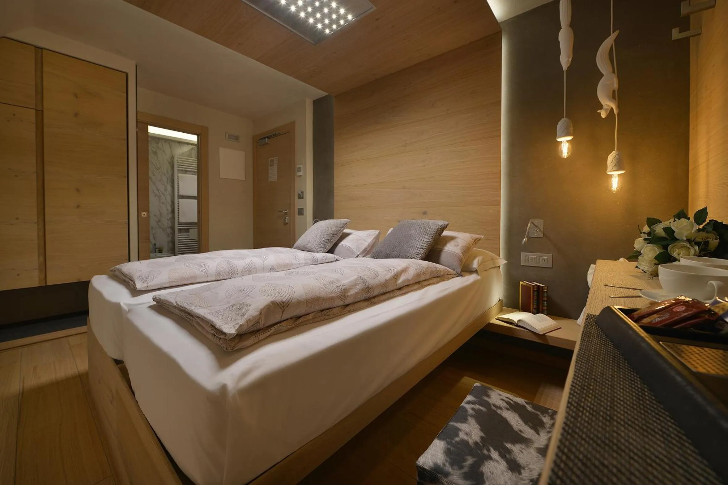 Bed in Hotel Compagnoni