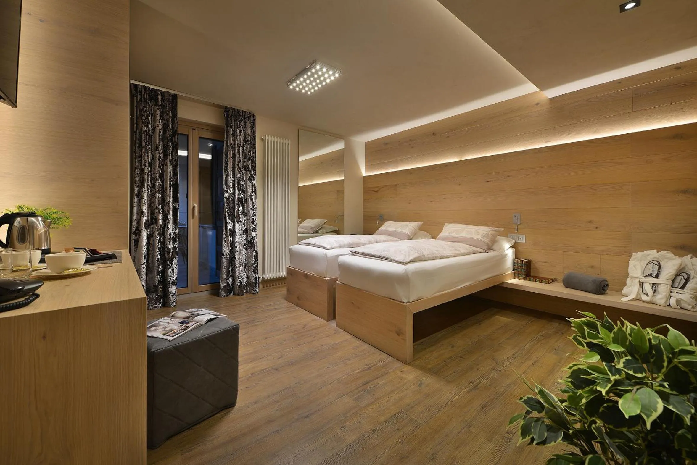 Bed in Hotel Compagnoni