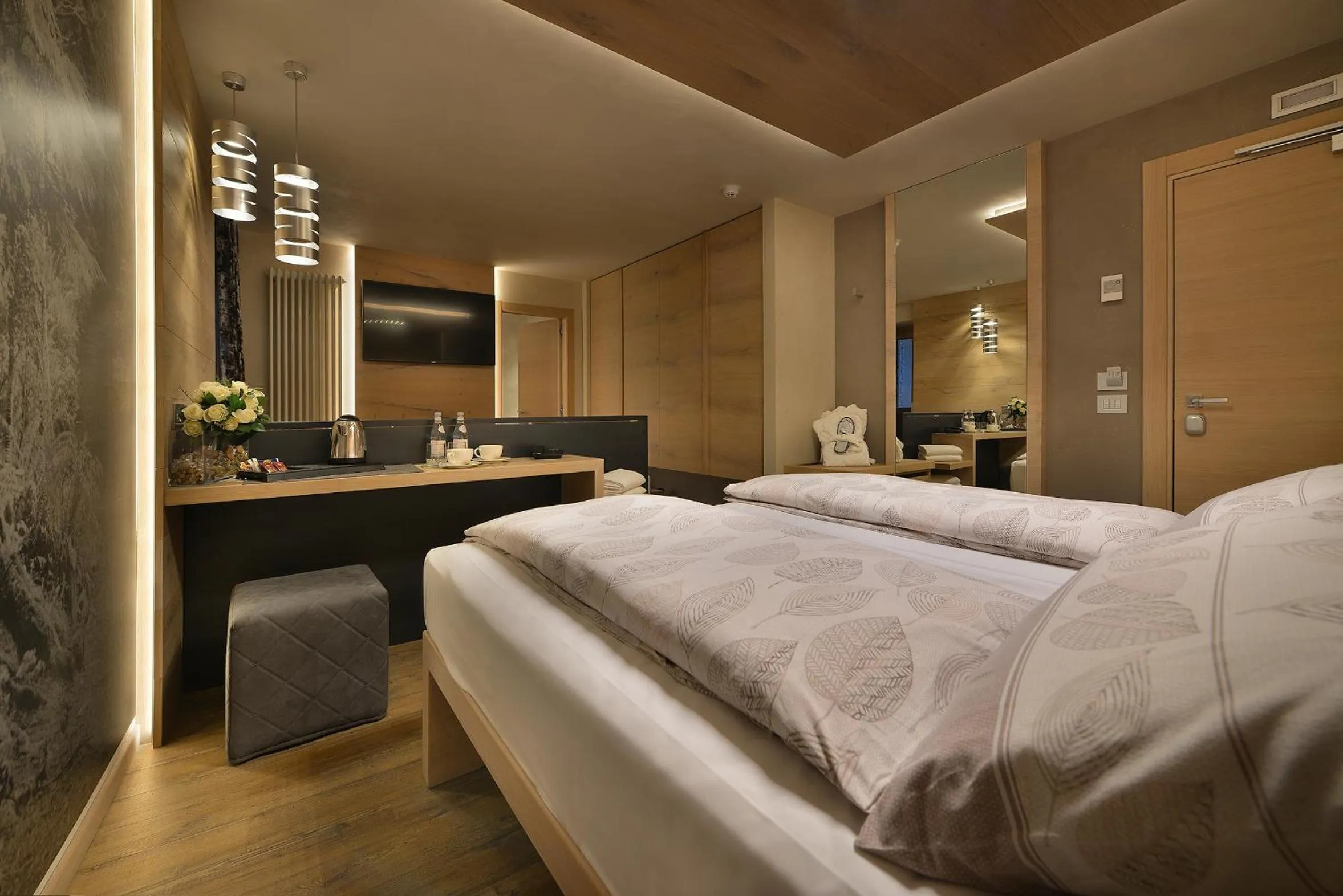 Living room, Bed in Hotel Compagnoni