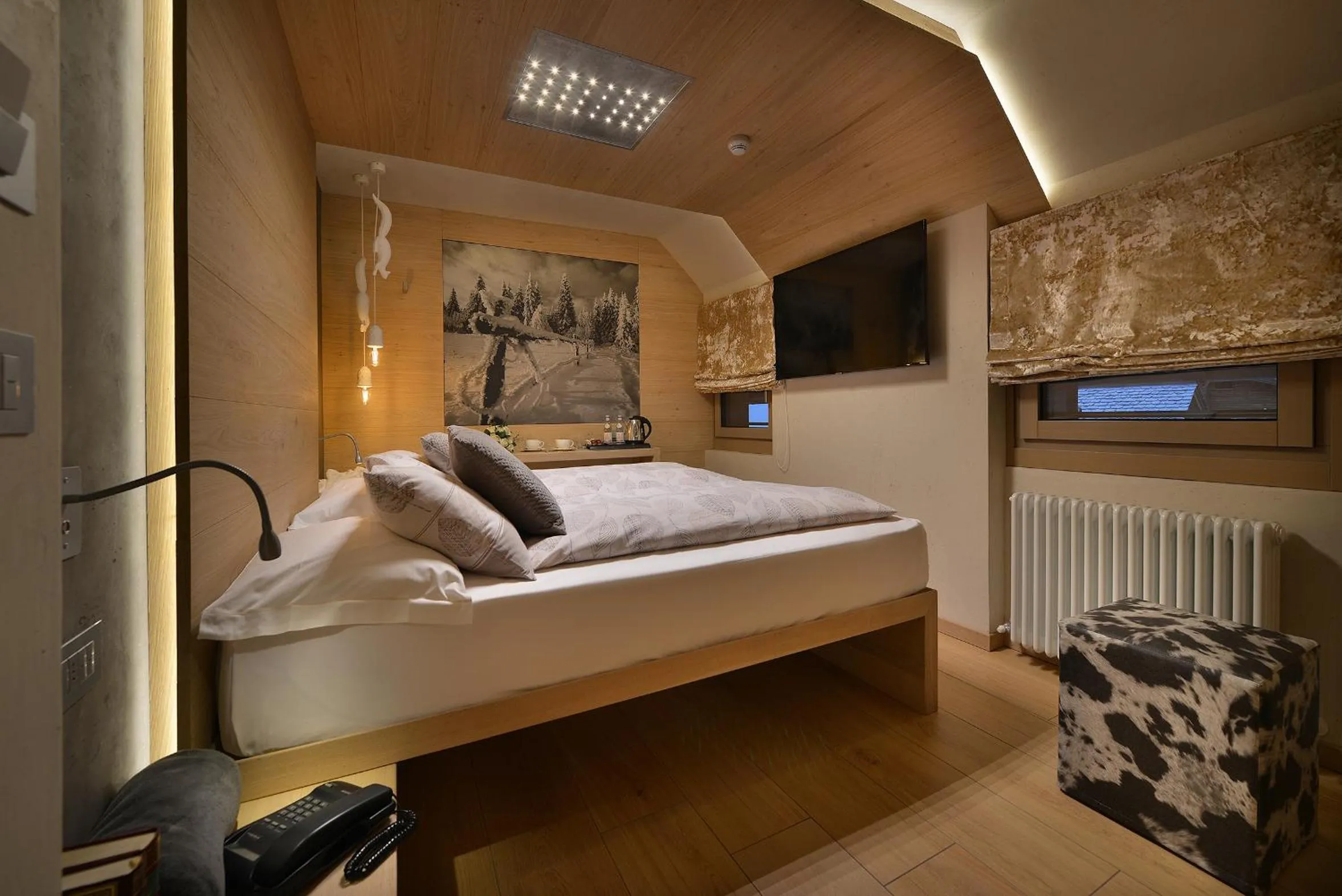Bed in Hotel Compagnoni