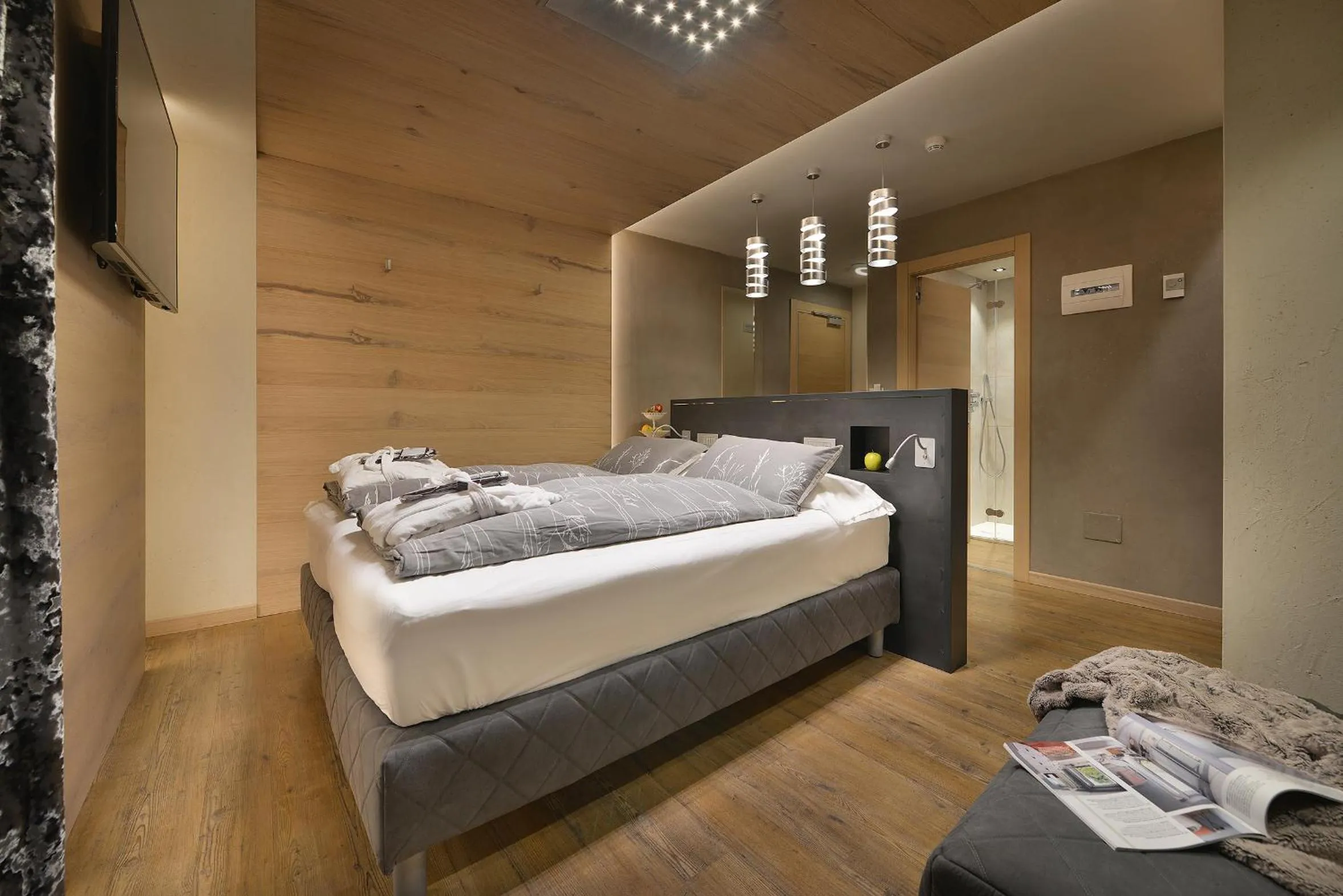 Bedroom, Bed in Hotel Compagnoni