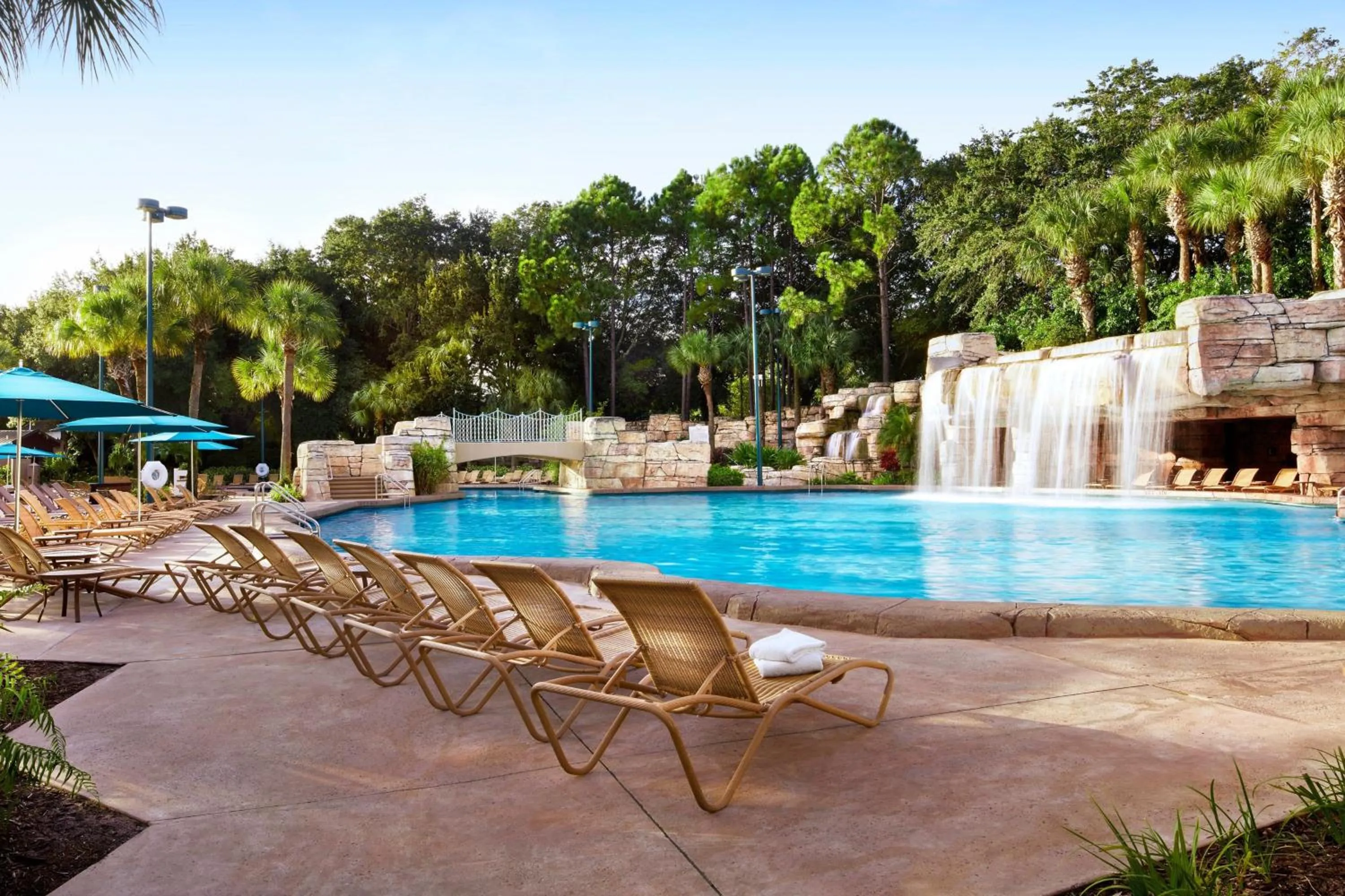 Swimming pool in Walt Disney World Dolphin