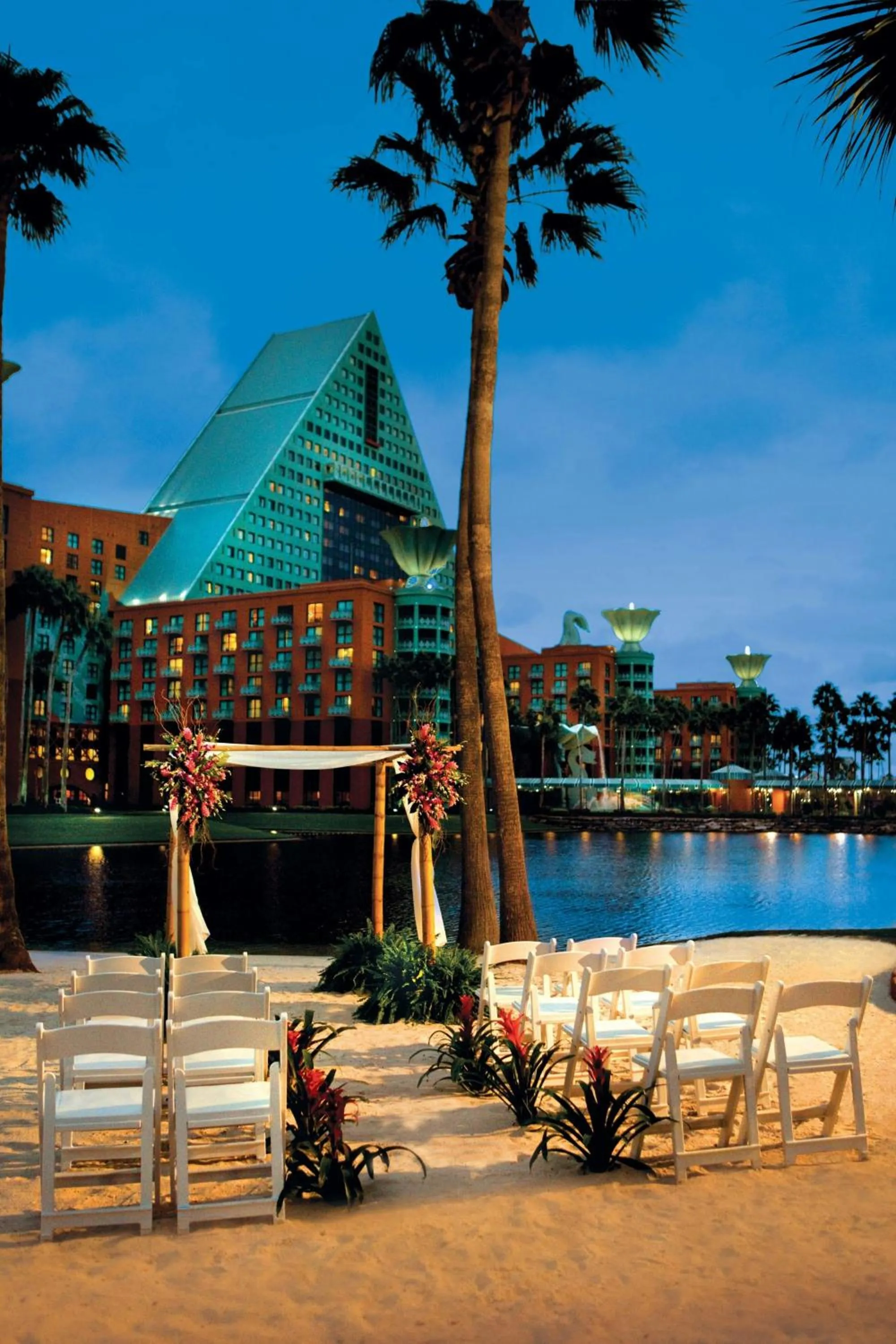 Beach in Walt Disney World Dolphin