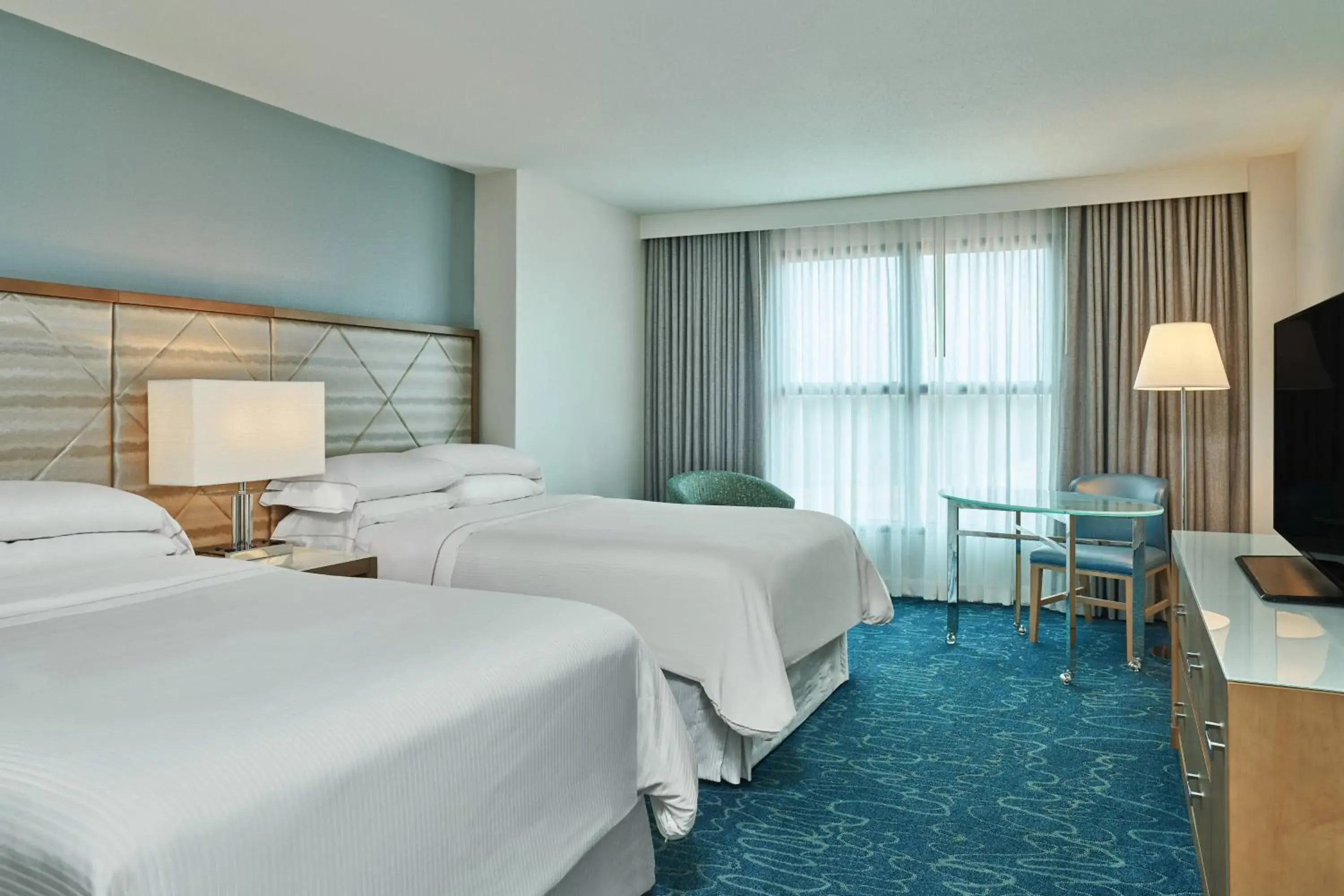 Tradtional Double/Double, Guest room, 2 Double, No view (Includes Early Entry To Disney Theme Parks) in Walt Disney World Dolphin Tradtional Double/Double, Guest room, 2 Double, No view (Includes Early Entry To Disney Theme Parks) in Walt Disney World Dolphin