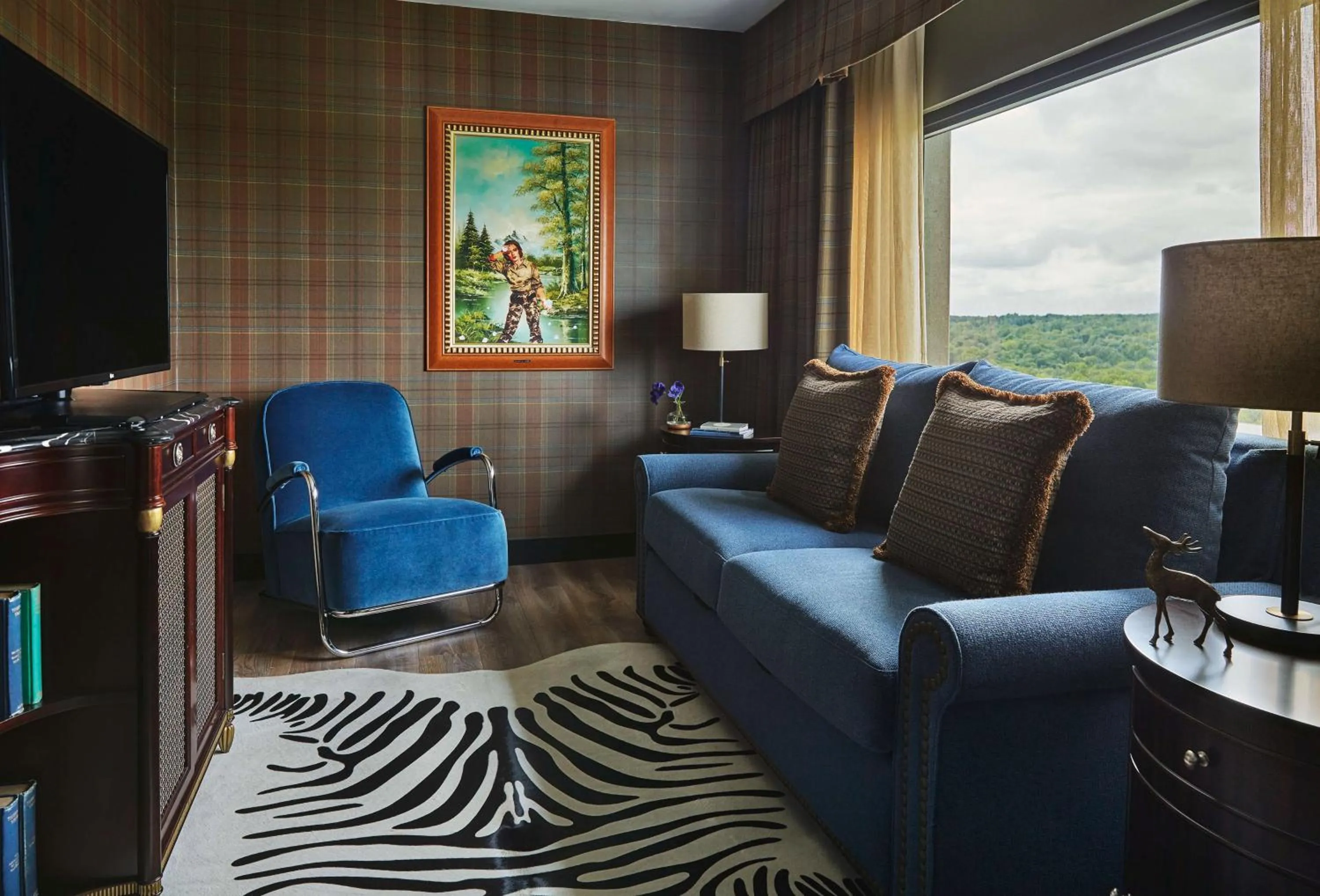 Living room in Graduate by Hilton Ann Arbor