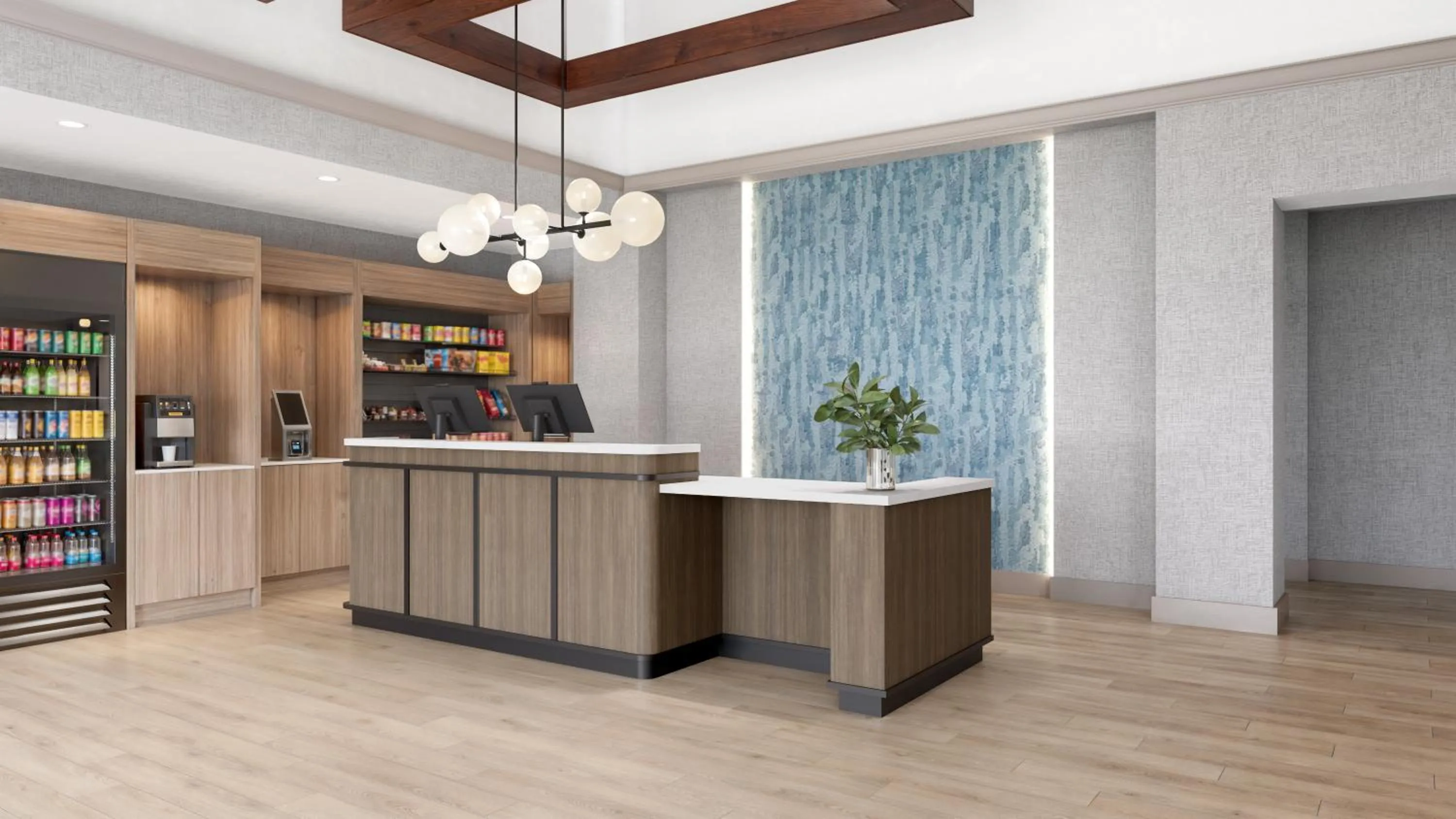 Lobby or reception in Hyatt Select St Louis Airport