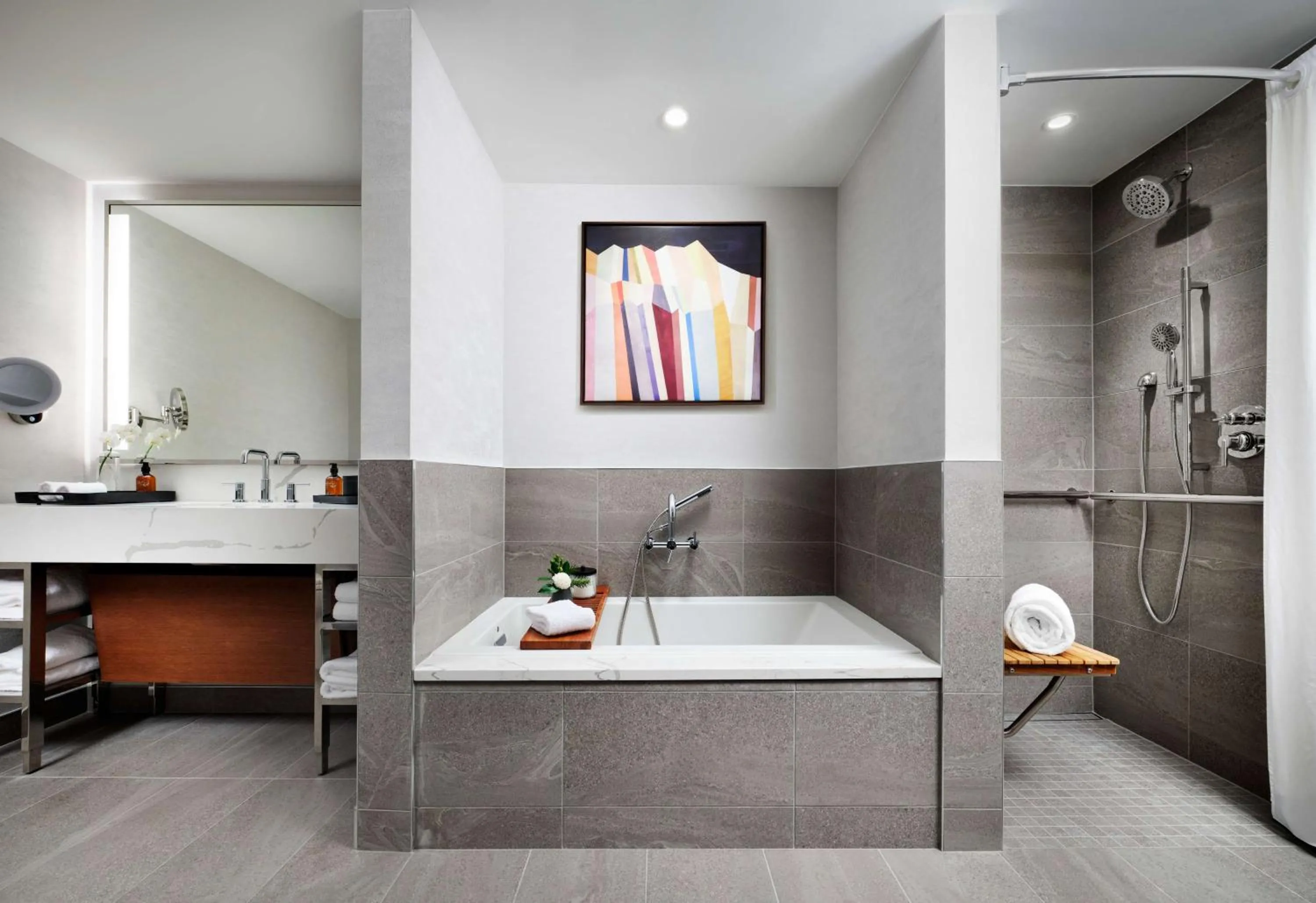 Bathroom in Hotel Alpenrock Breckenridge, Curio Collection by Hilton