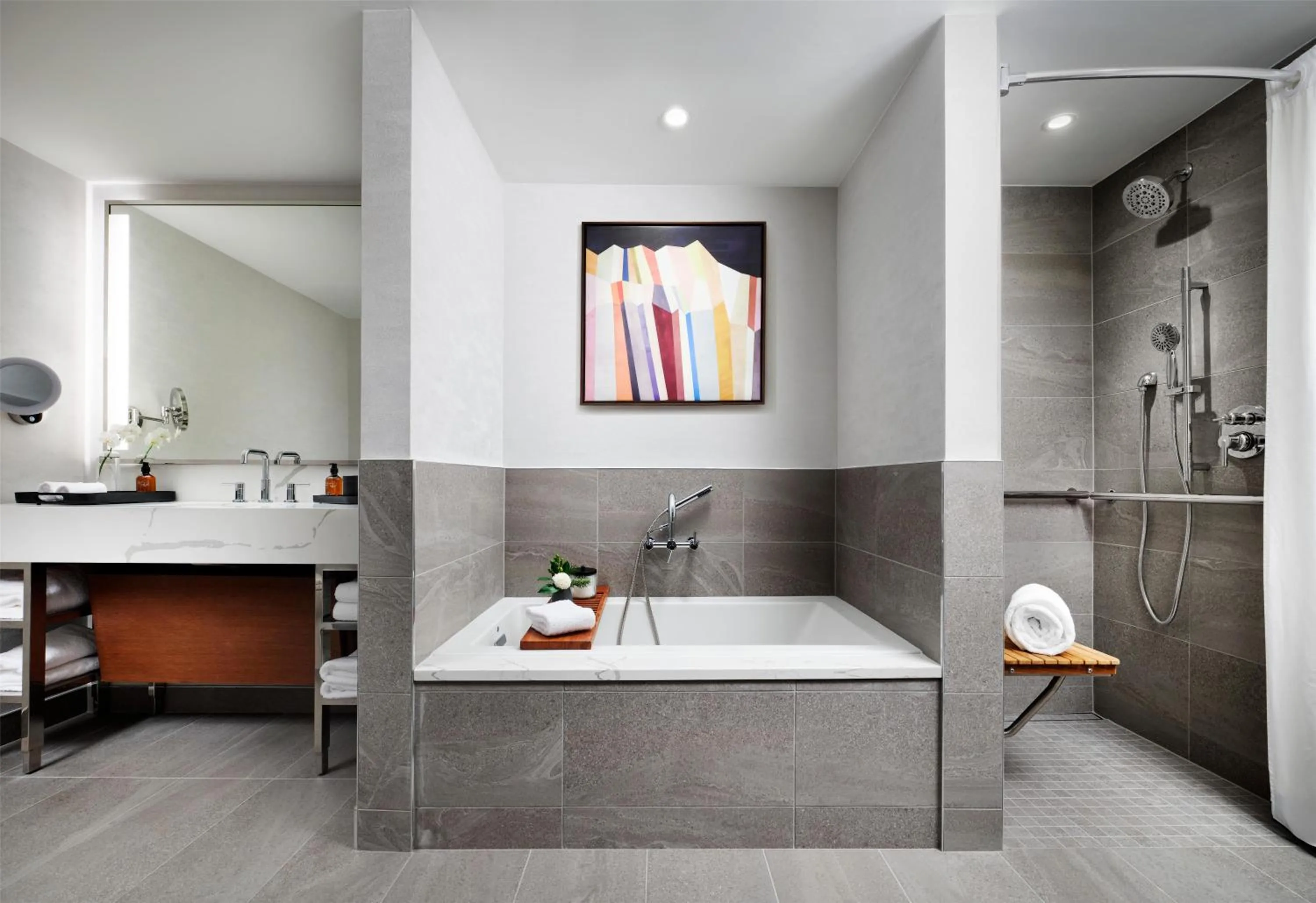 Bathroom in Hotel Alpenrock Breckenridge, Curio Collection by Hilton