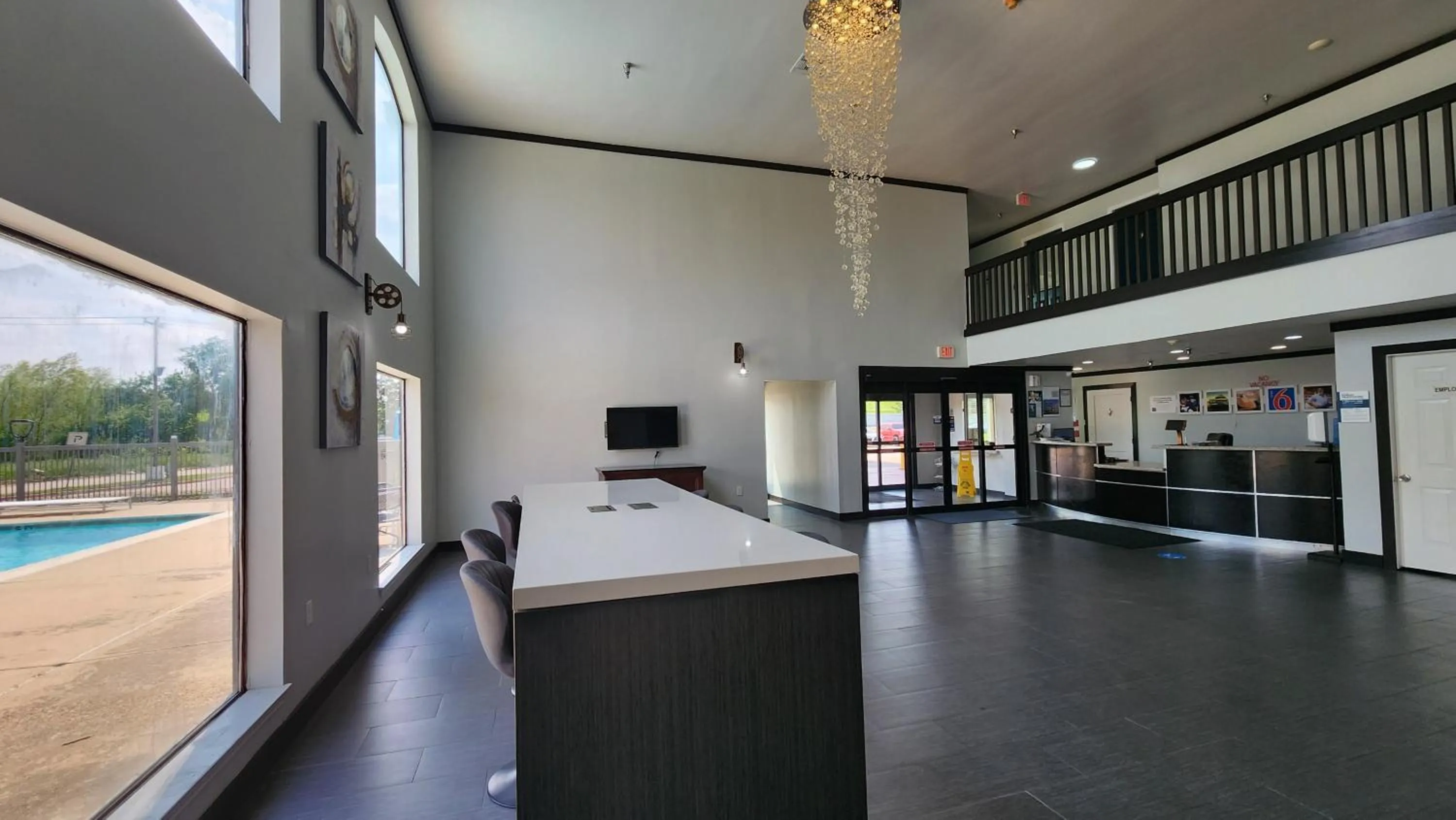 Communal lounge/ TV room in Motel 6-Ennis, TX