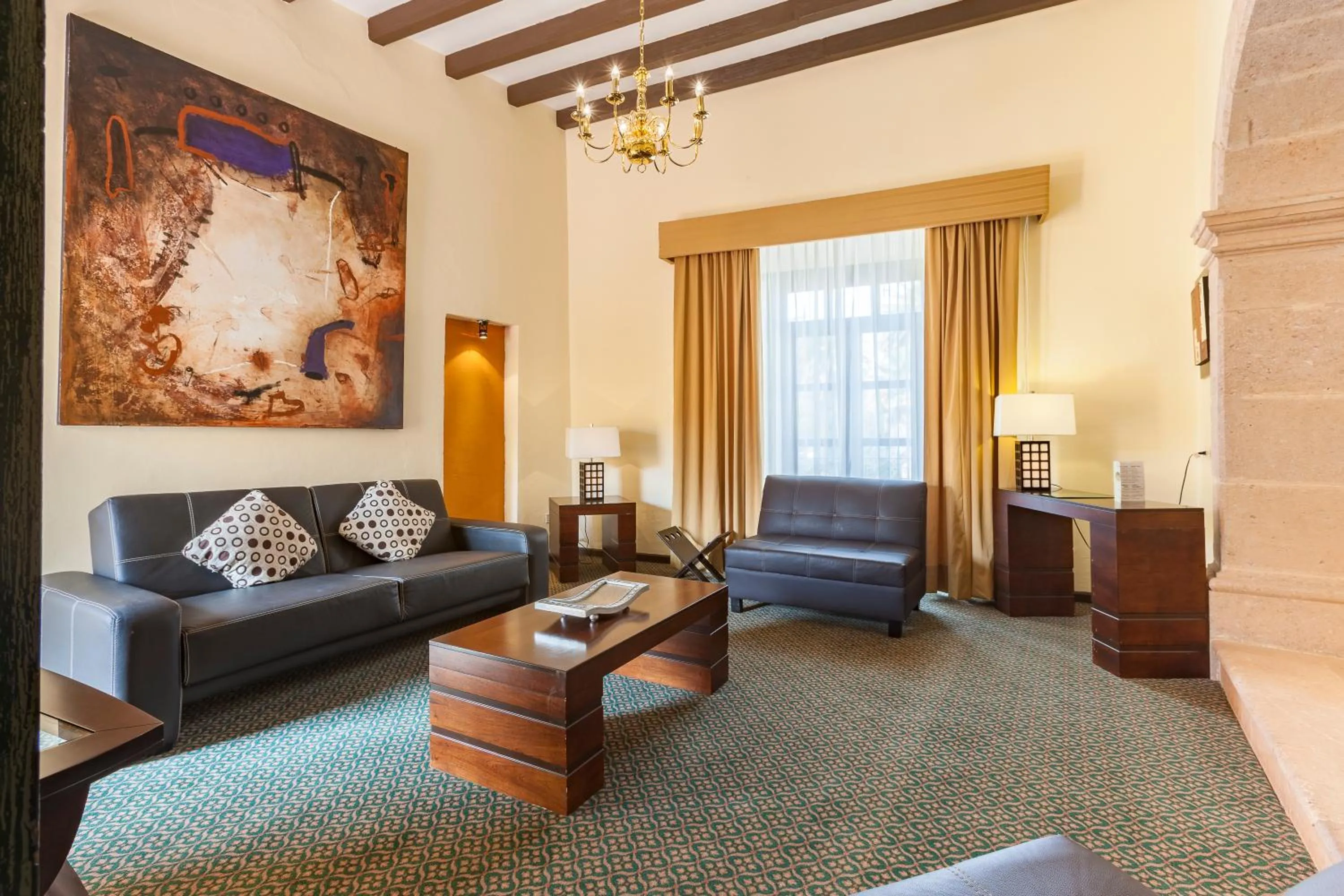 Living room in Hotel Meson de Jobito