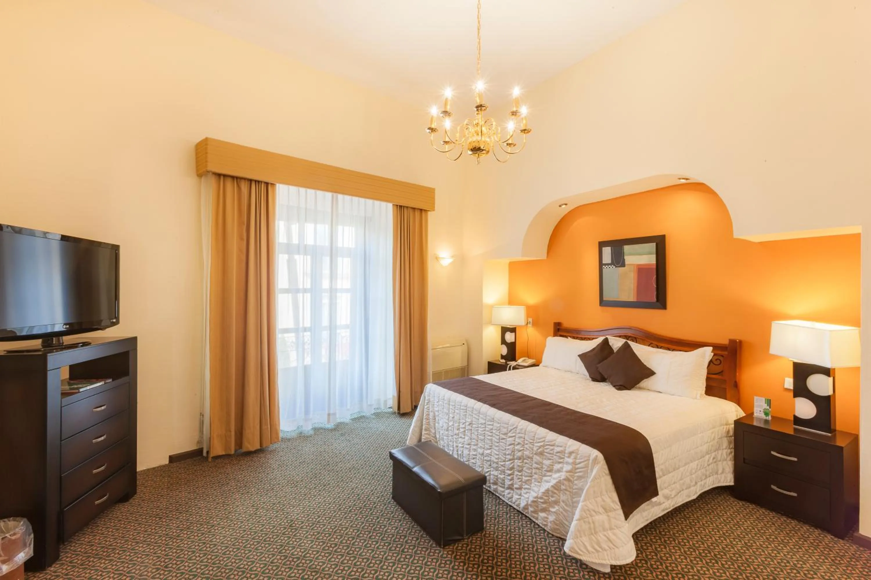 Bedroom, Bed in Hotel Meson de Jobito