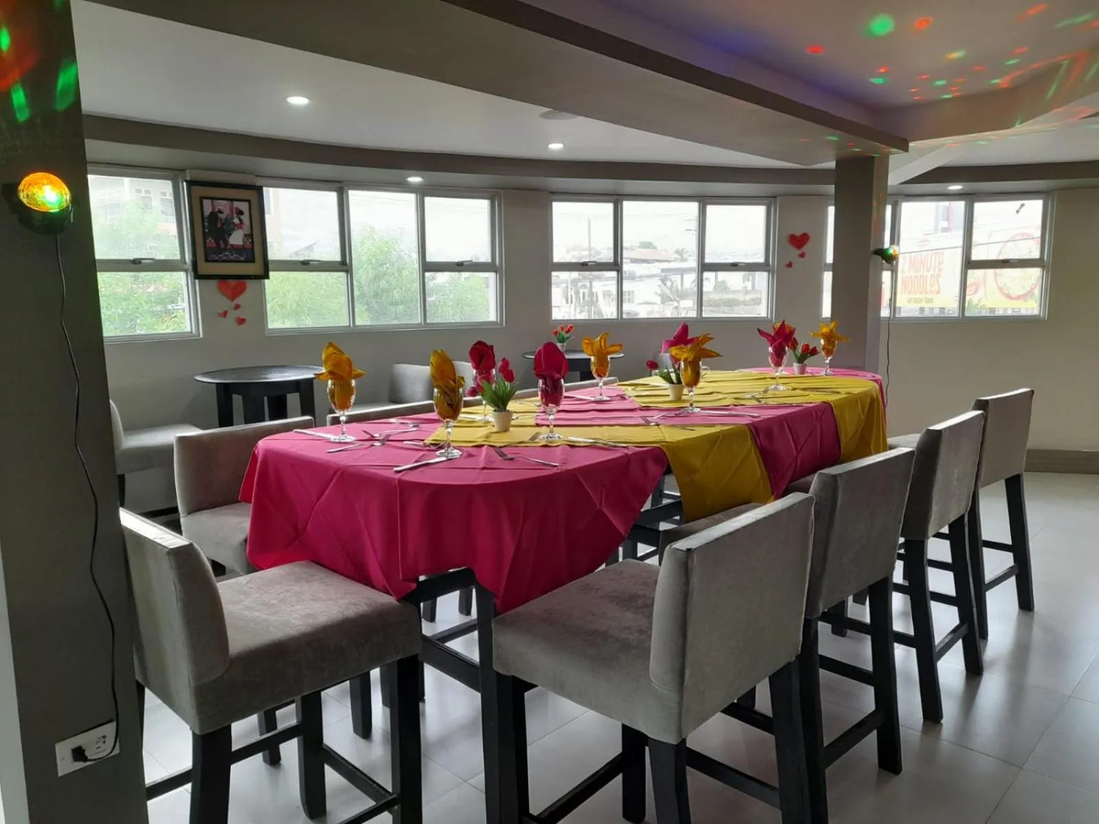 Dining area in Christar Villas Hotel