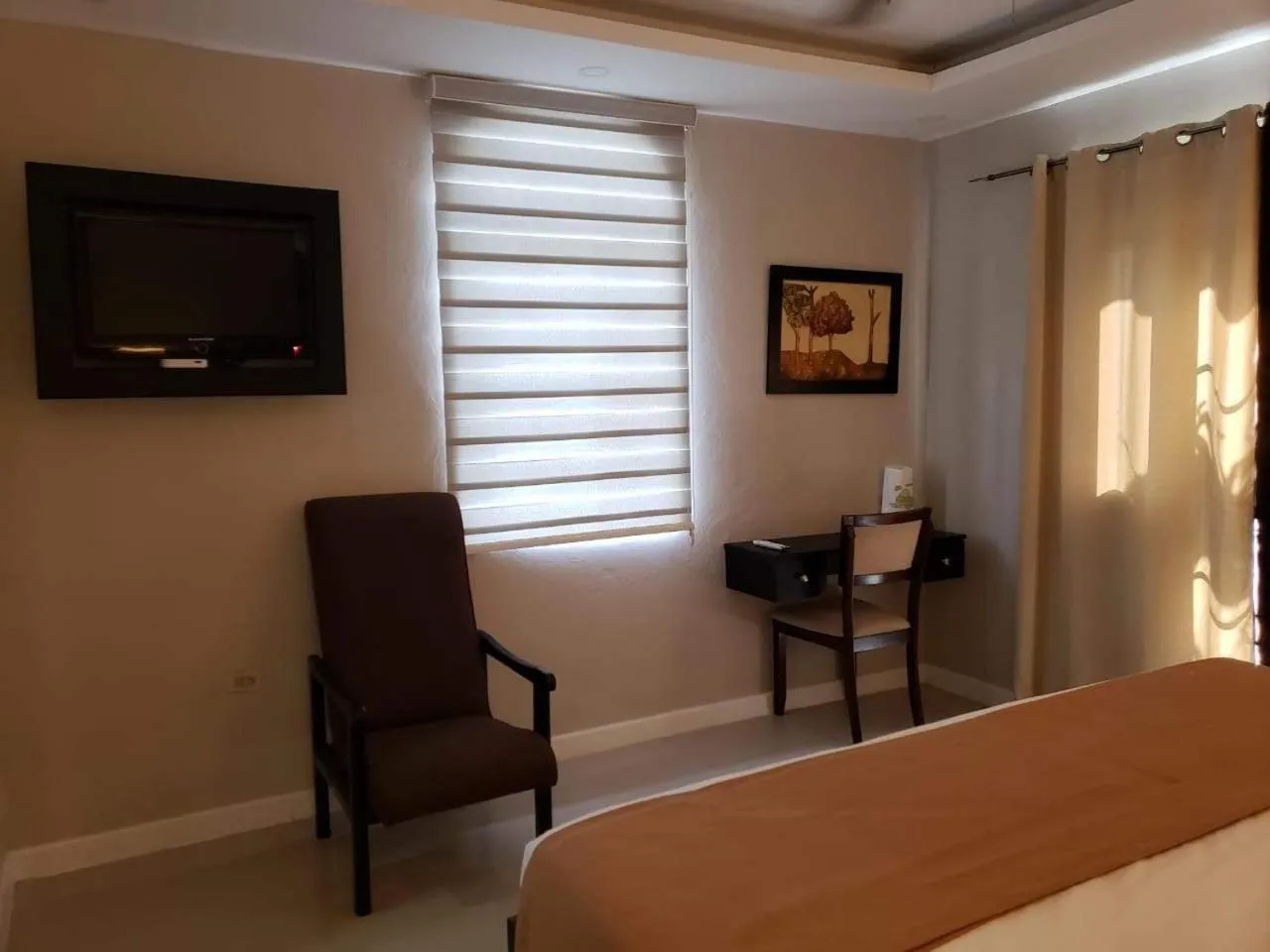 Bed in Christar Villas Hotel