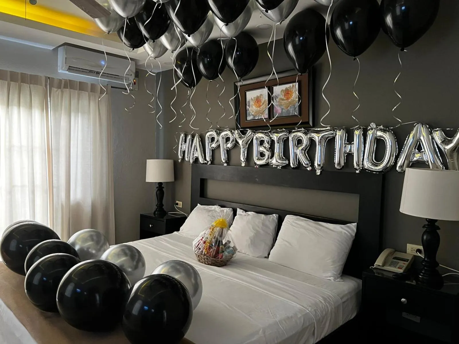 Bed in Christar Villas Hotel