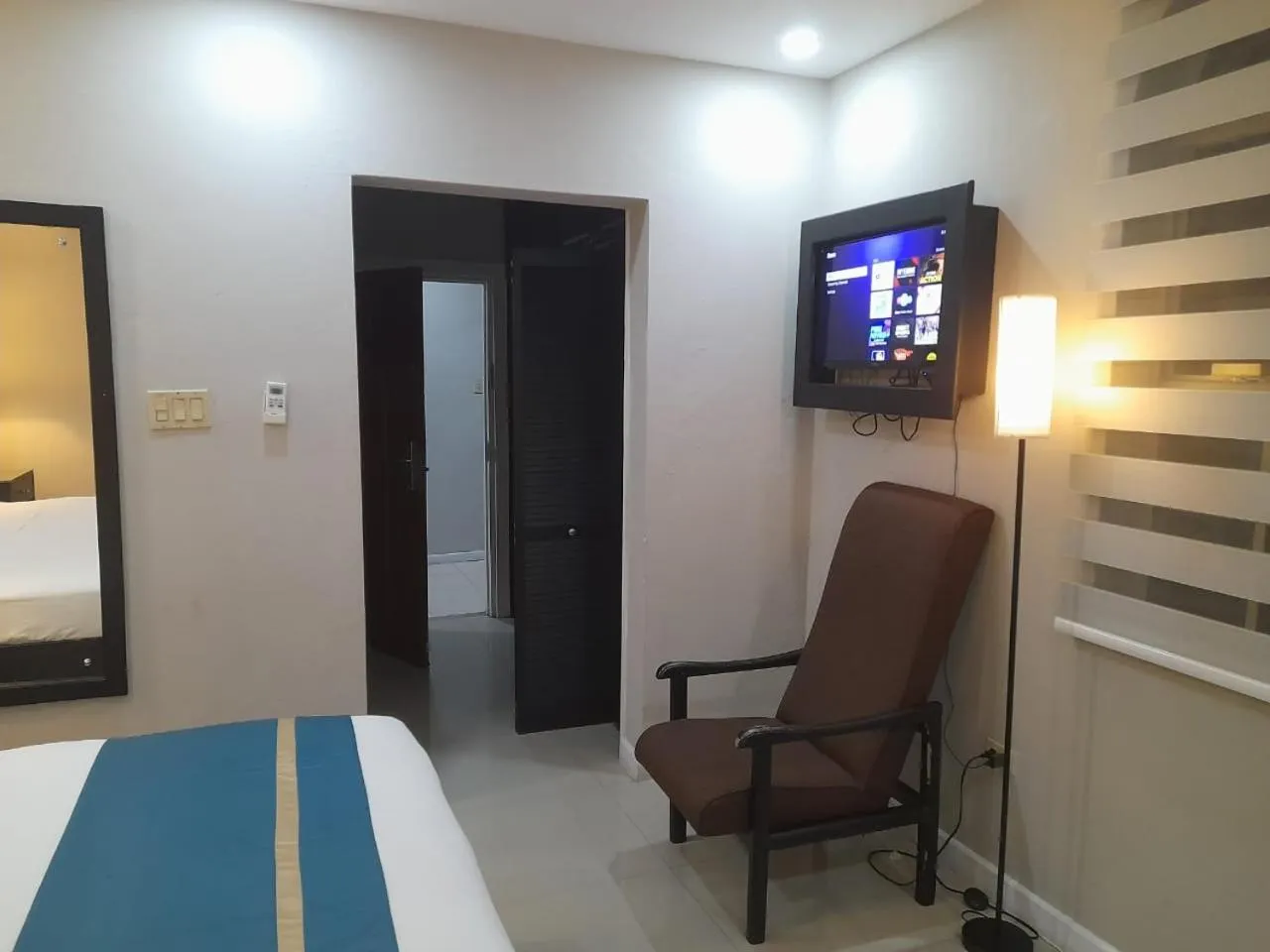 Bed in Christar Villas Hotel