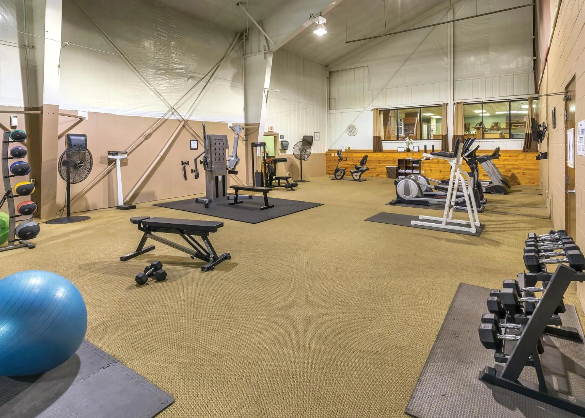 Fitness centre/facilities in Club Wyndham Tamarack