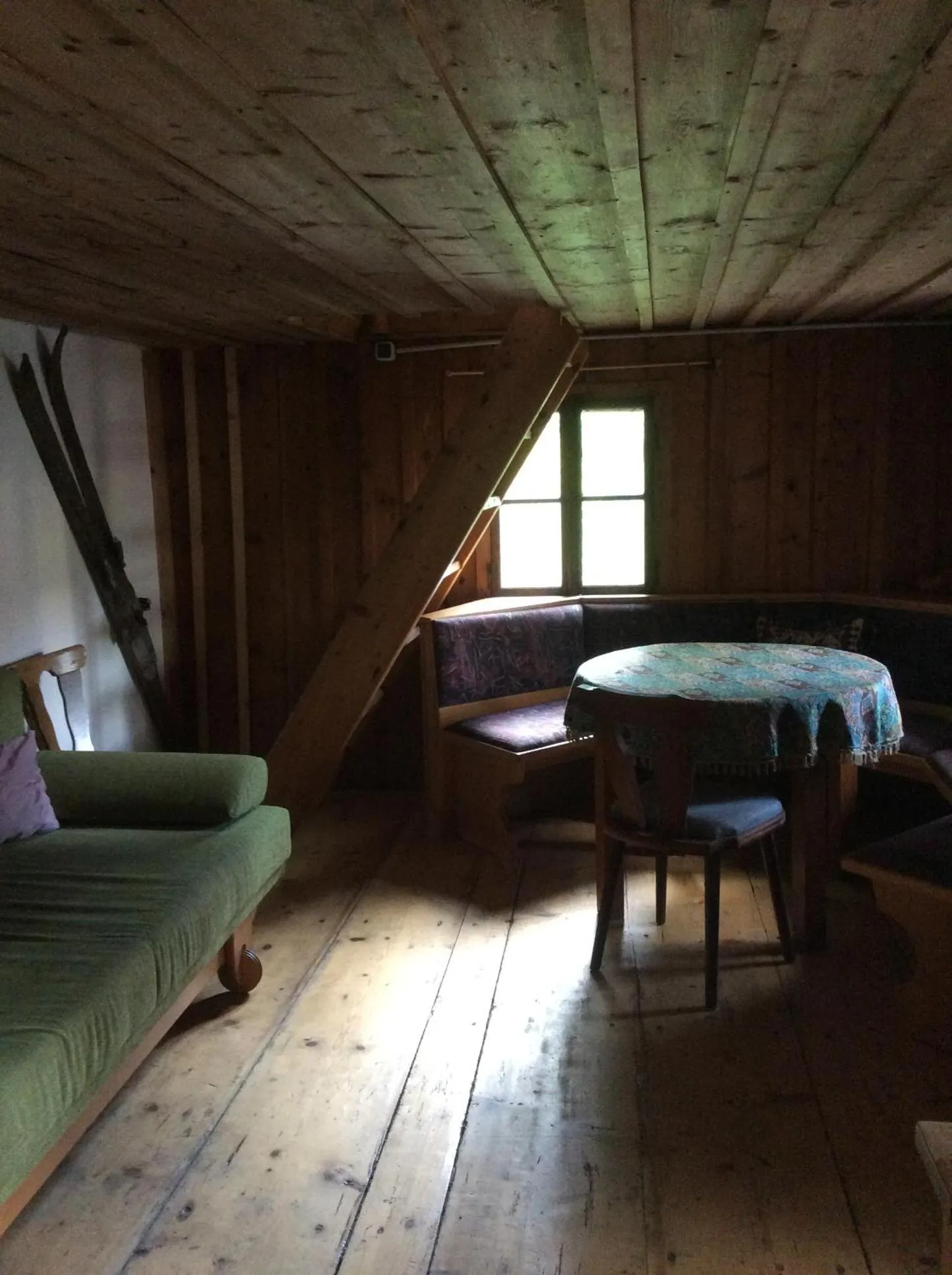 Seating area in kajakshop-wildalpen