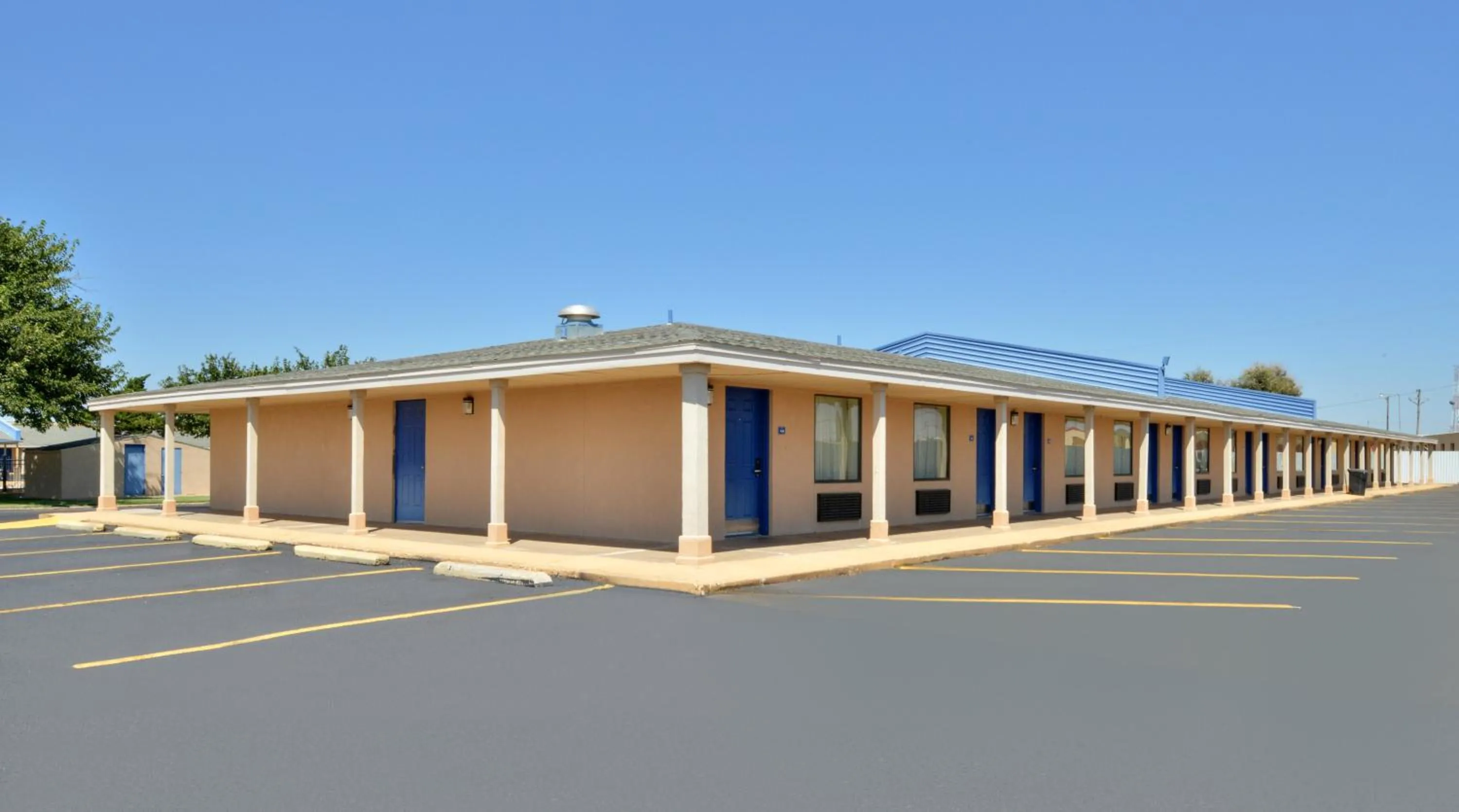 Property building in Americas Best Value Inn Lubbock East
