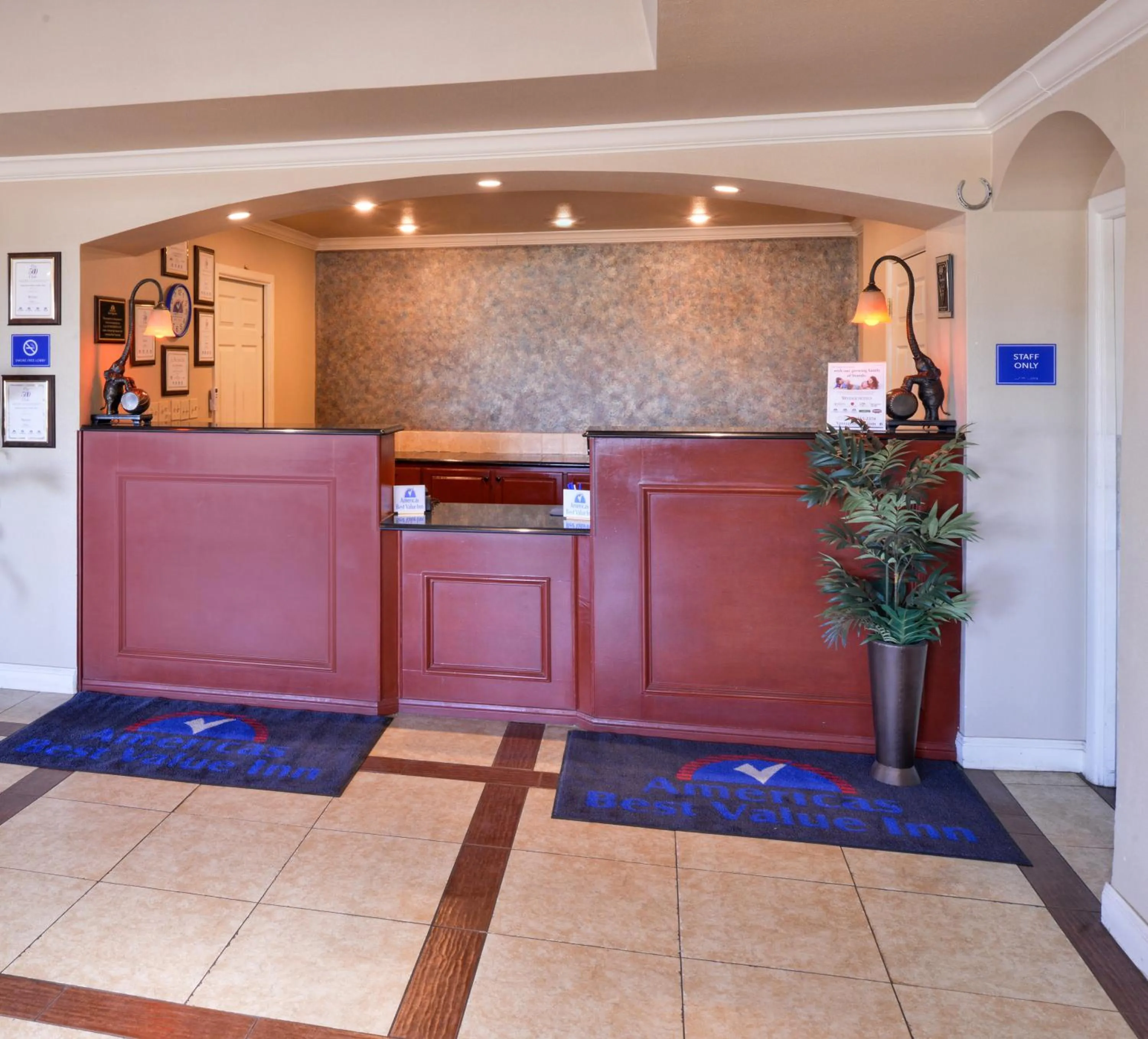 Lobby or reception in Americas Best Value Inn Lubbock East