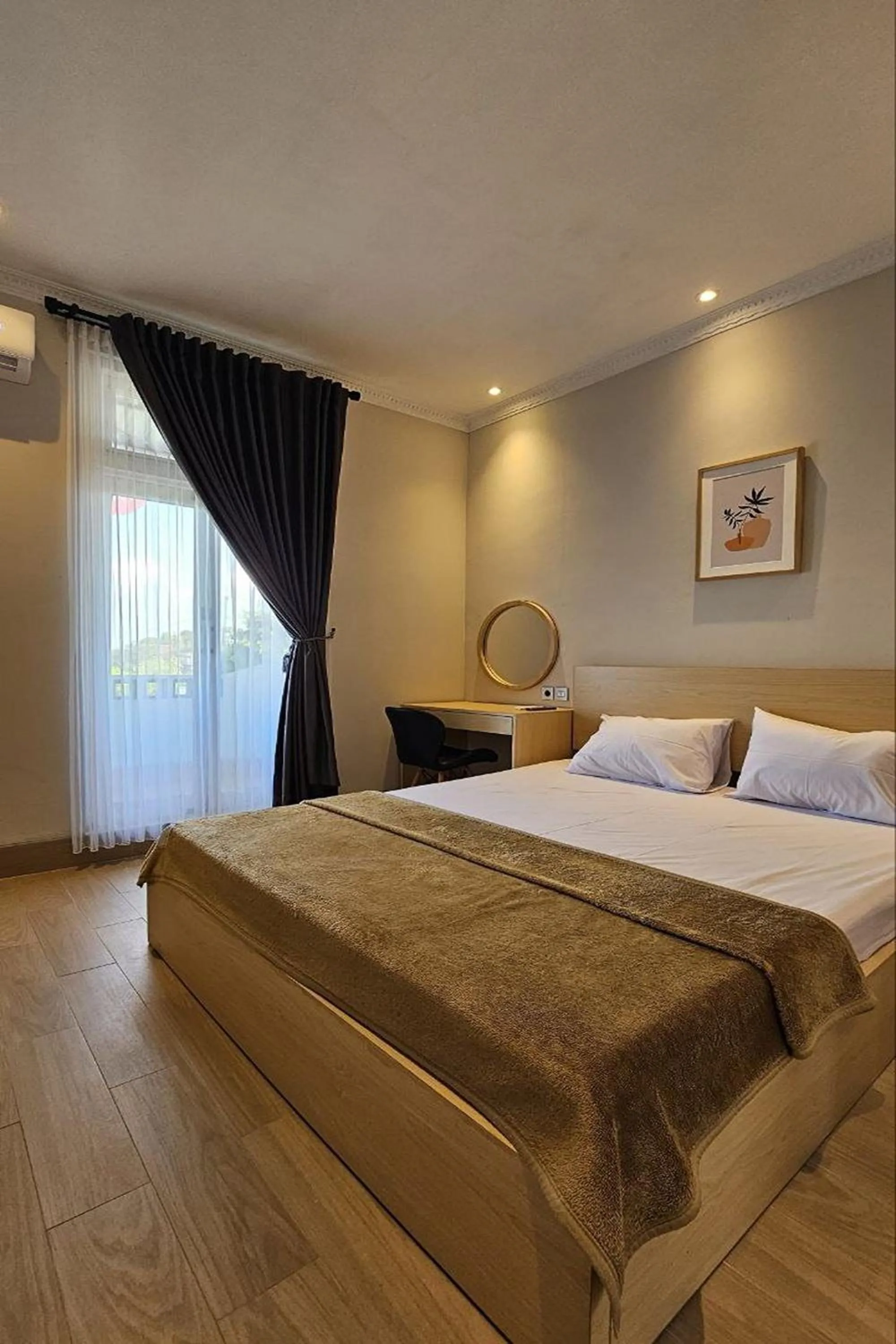 Bed in Hotel Bugis Asri