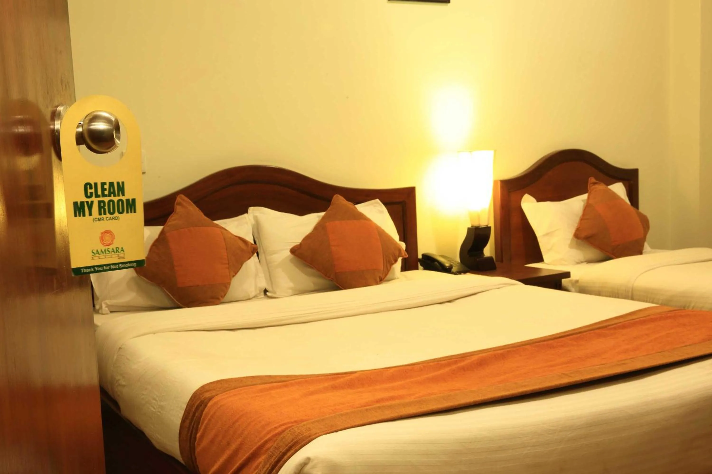 Bed in Samsara Boutique Hotel