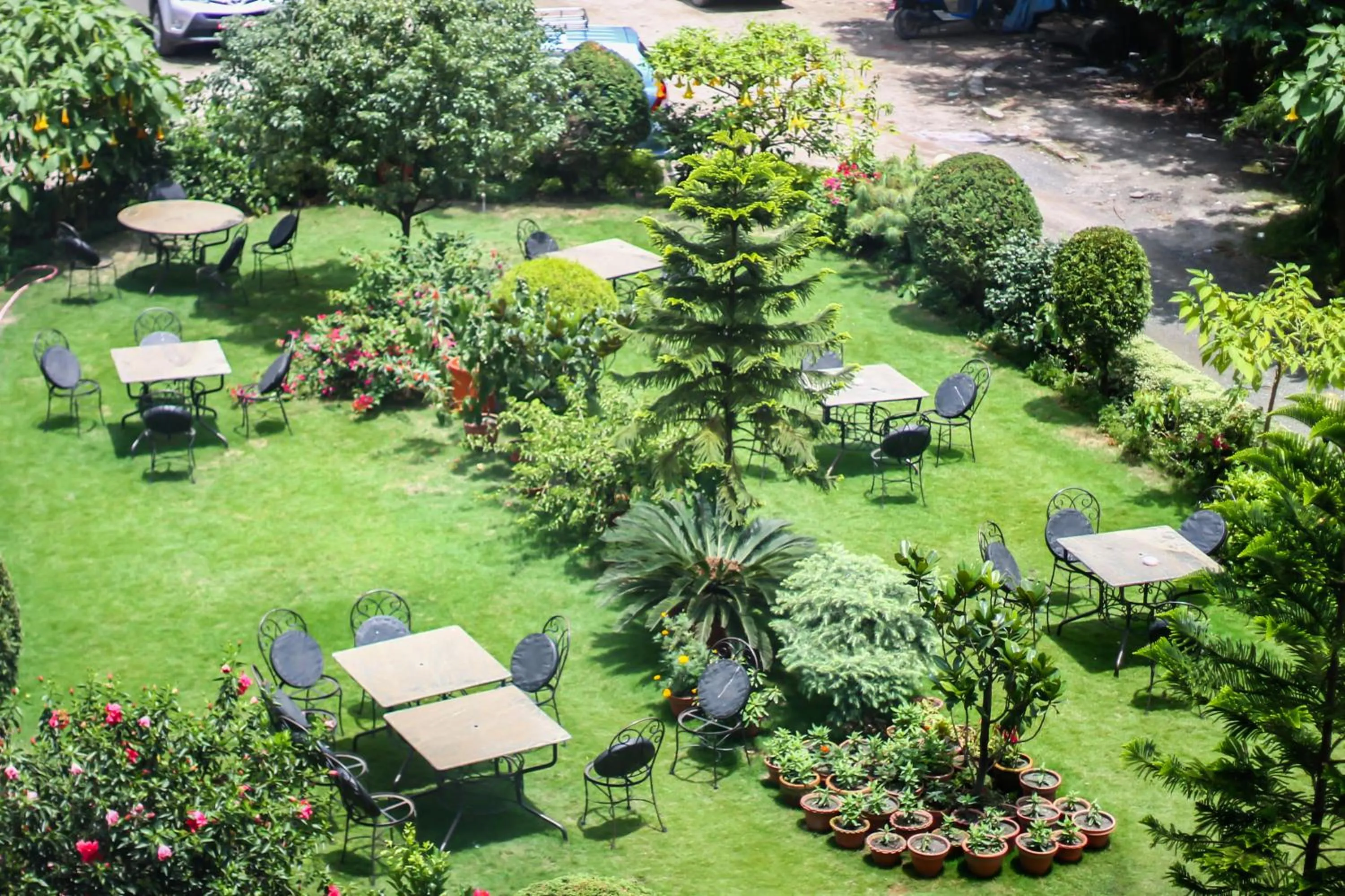 Bird's eye view in Samsara Boutique Hotel