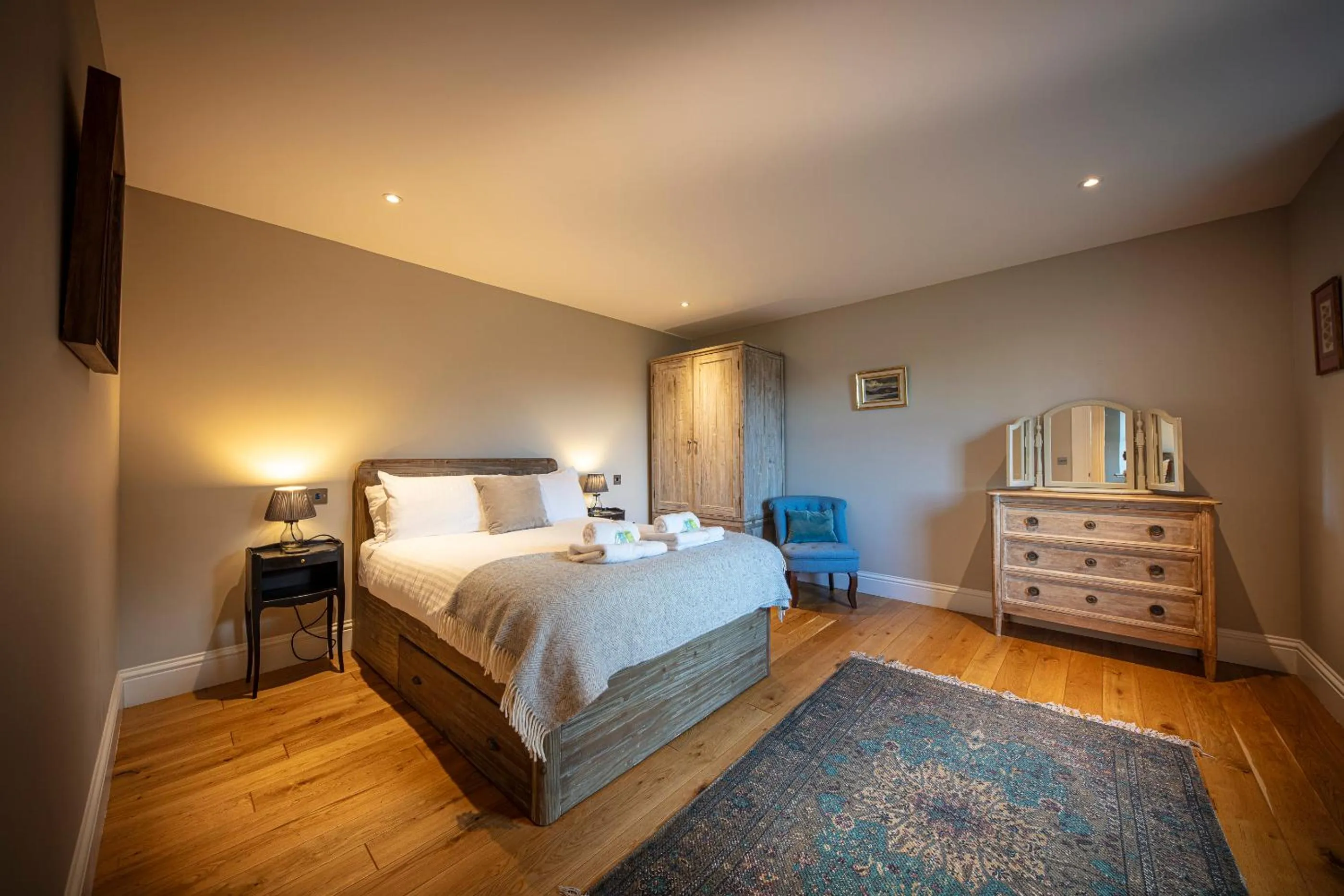 Bed in Dunvegan Castle Keepers Cottage