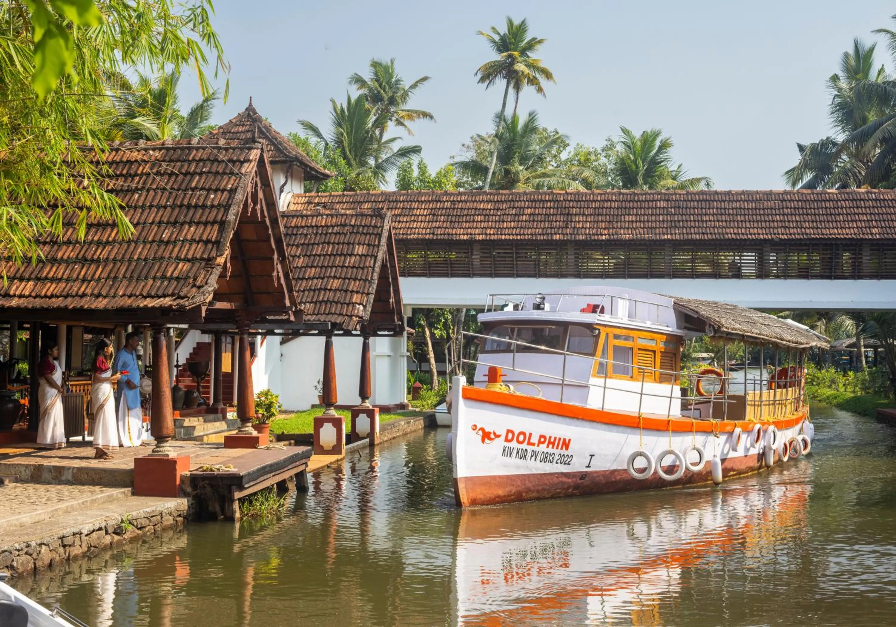 Property building in Coconut Lagoon Kumarakom - A CGH Earth Experience