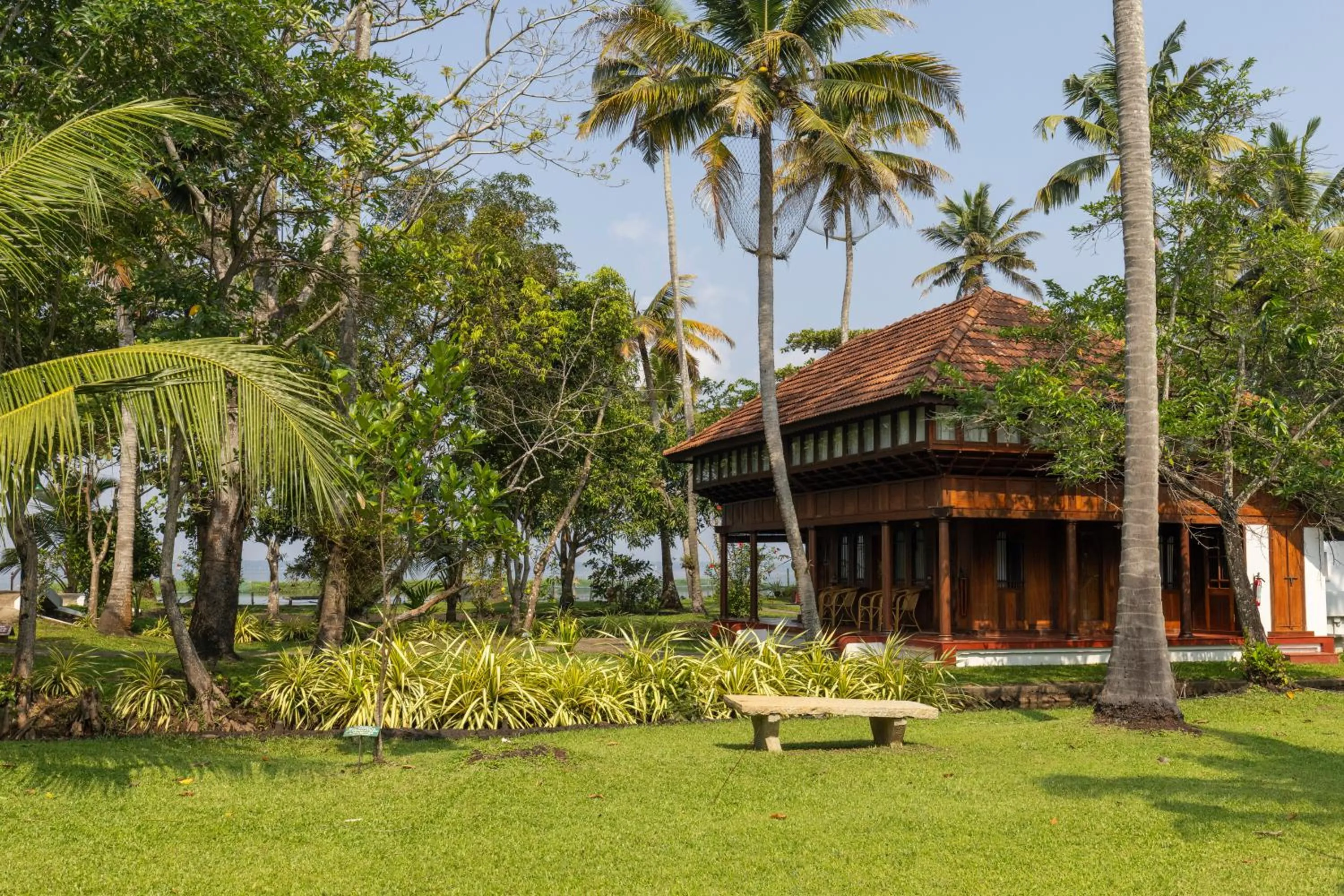 Property building in Coconut Lagoon Kumarakom - A CGH Earth Experience