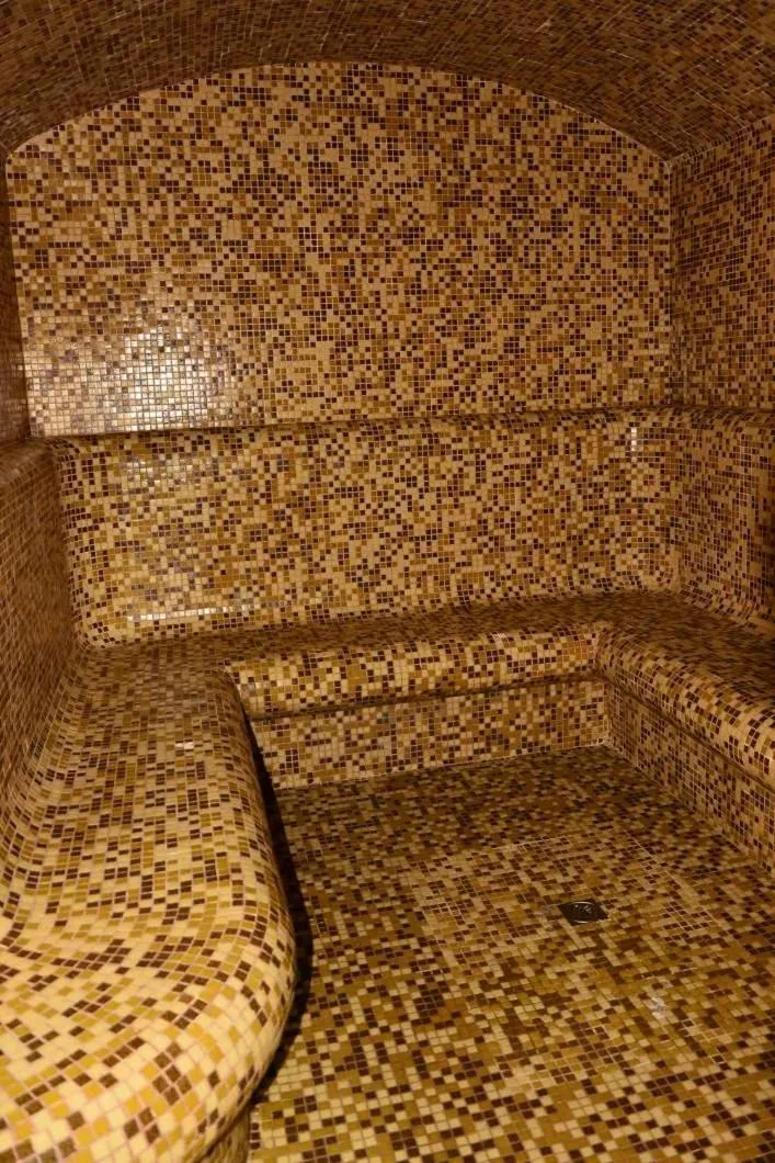 Steam room in Olymp Hotel