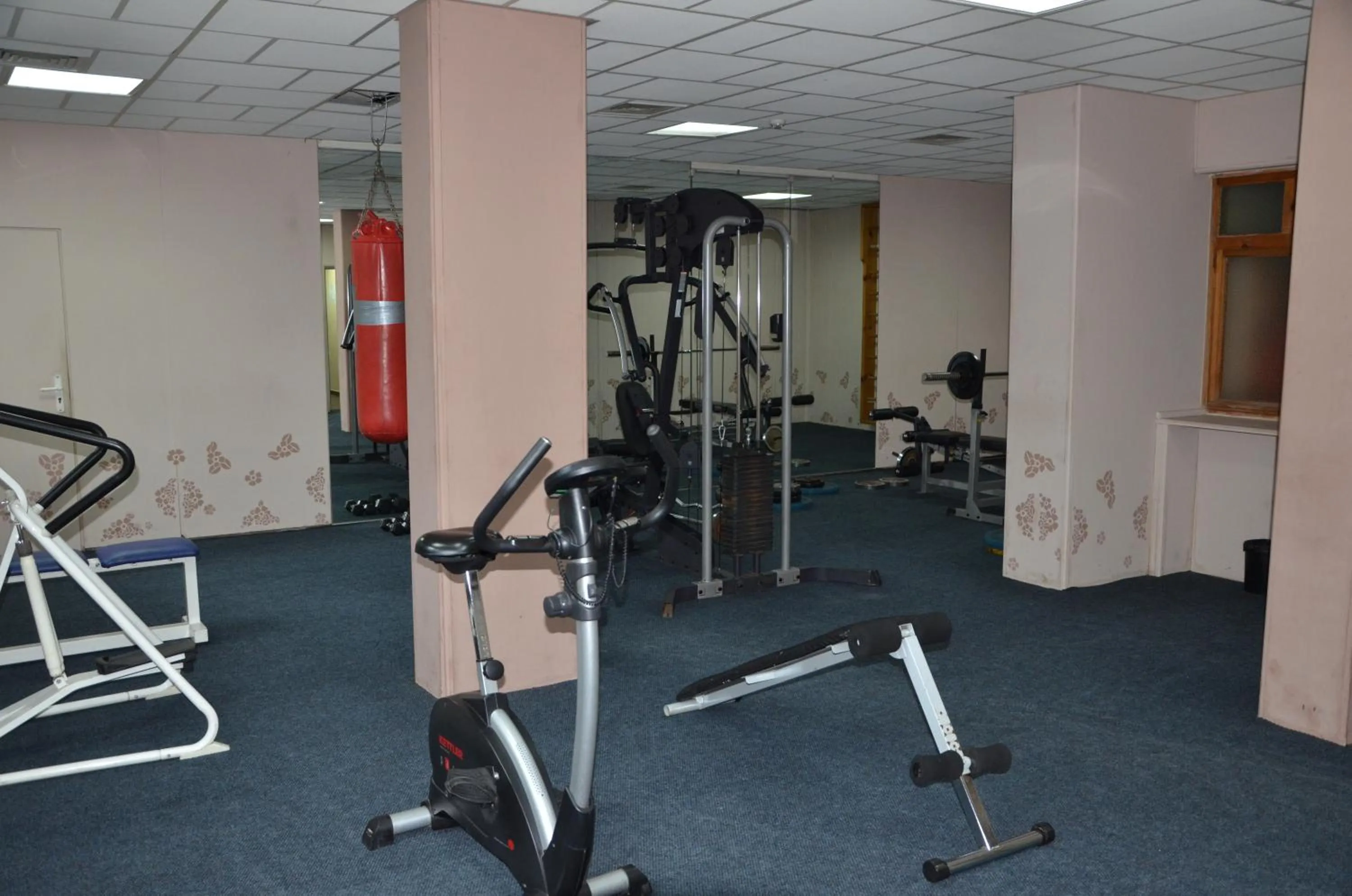 Fitness centre/facilities in Olymp Hotel