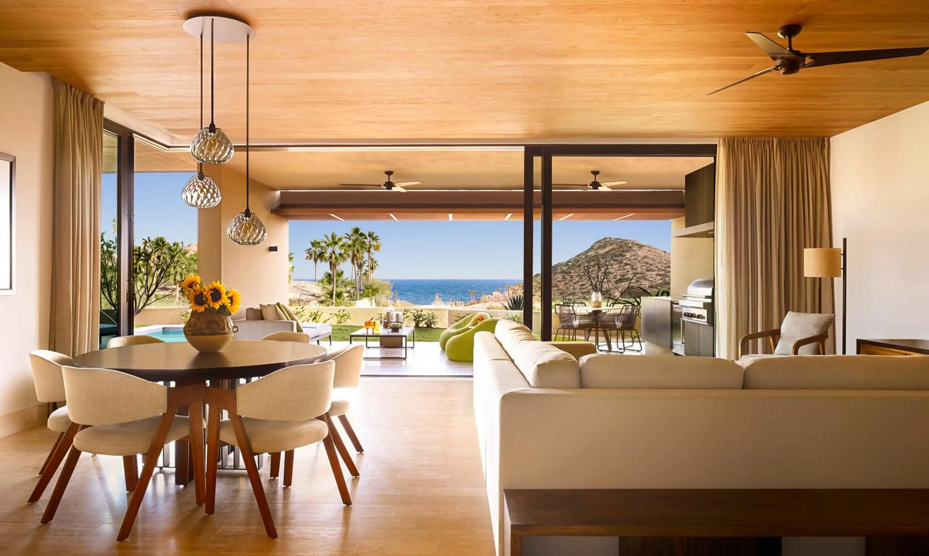 Living room in Montage Los Cabos