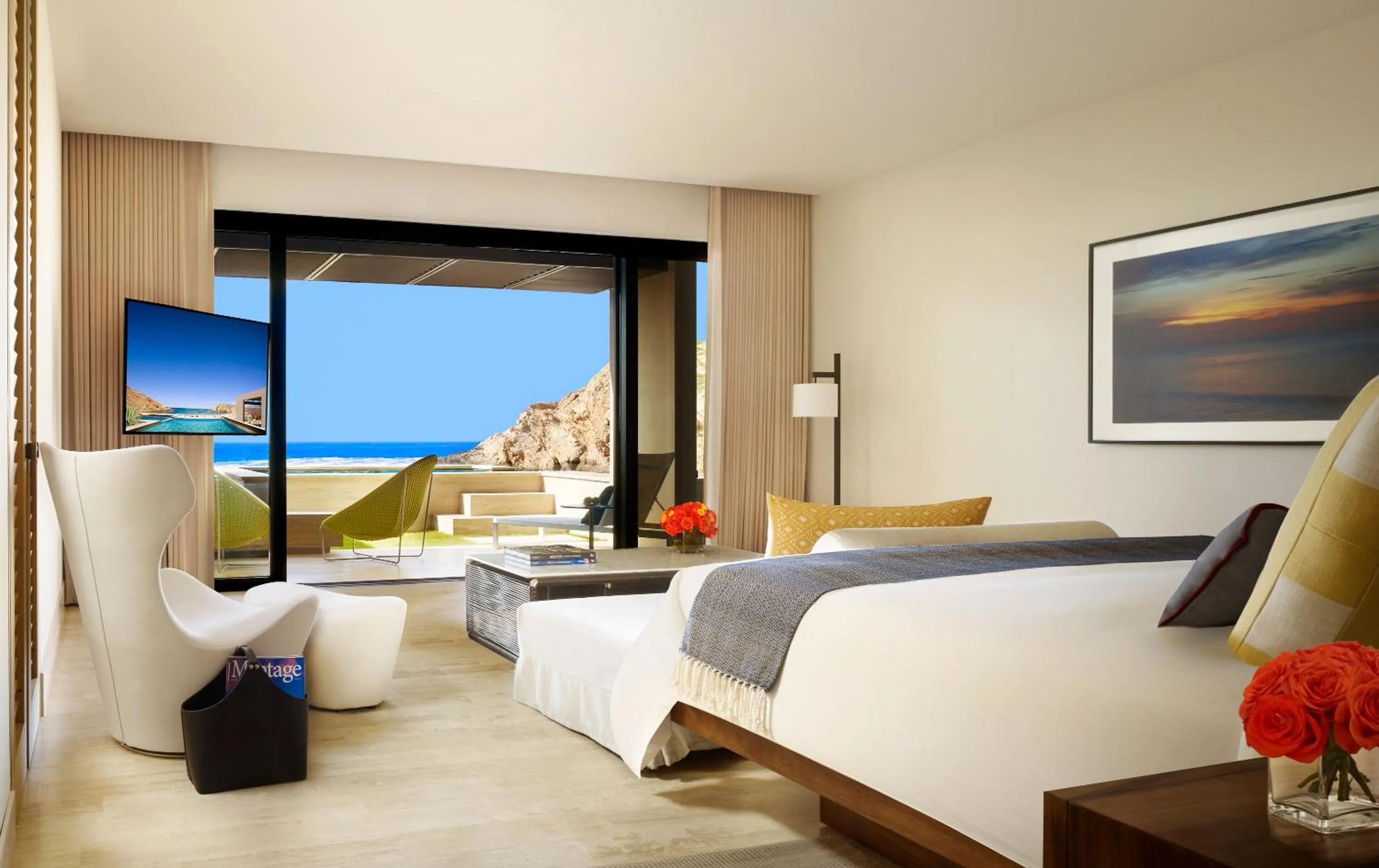 Bed in Montage Los Cabos