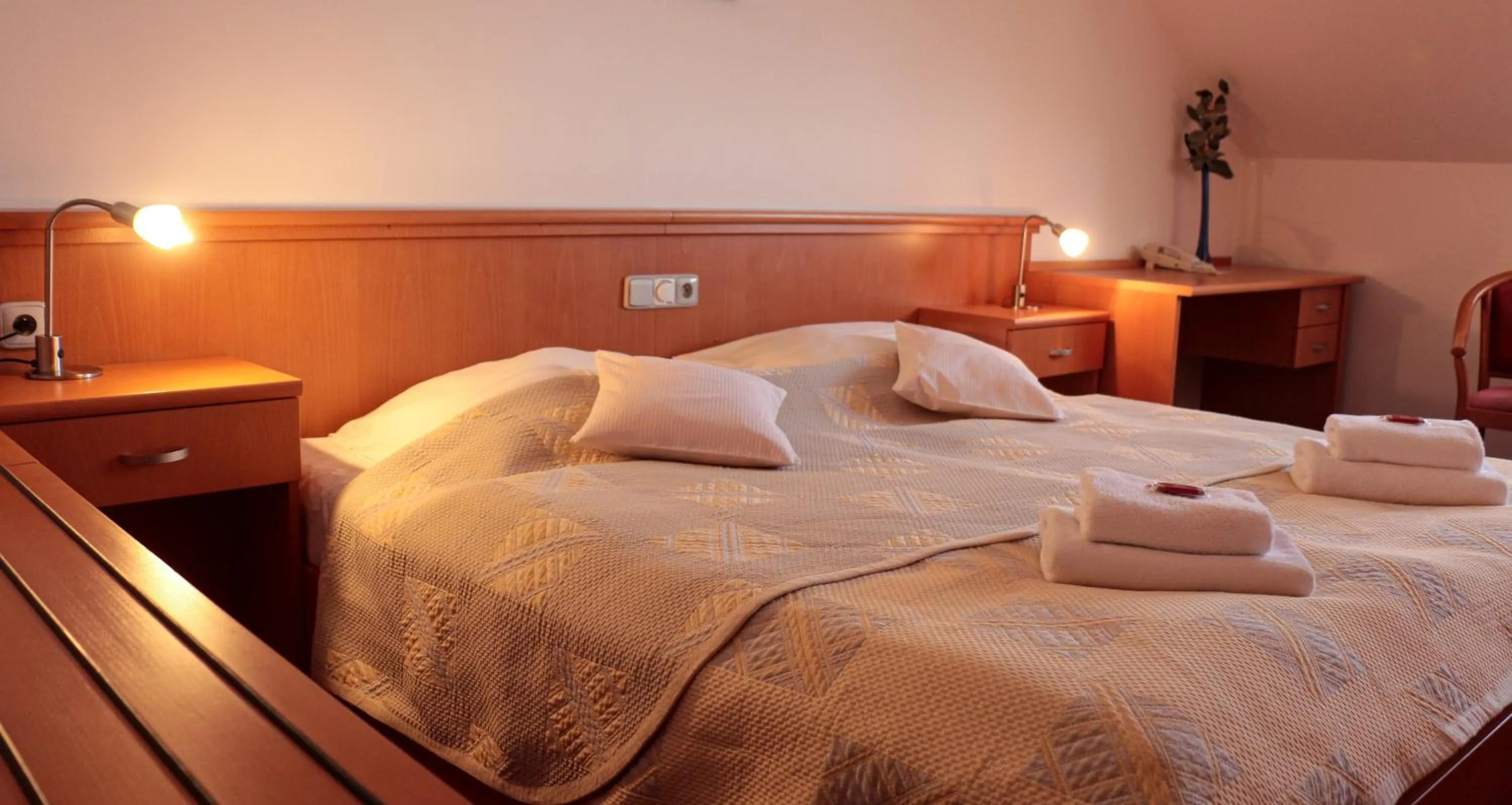 Bedroom, Bed in Hotel U Beránka Náchod