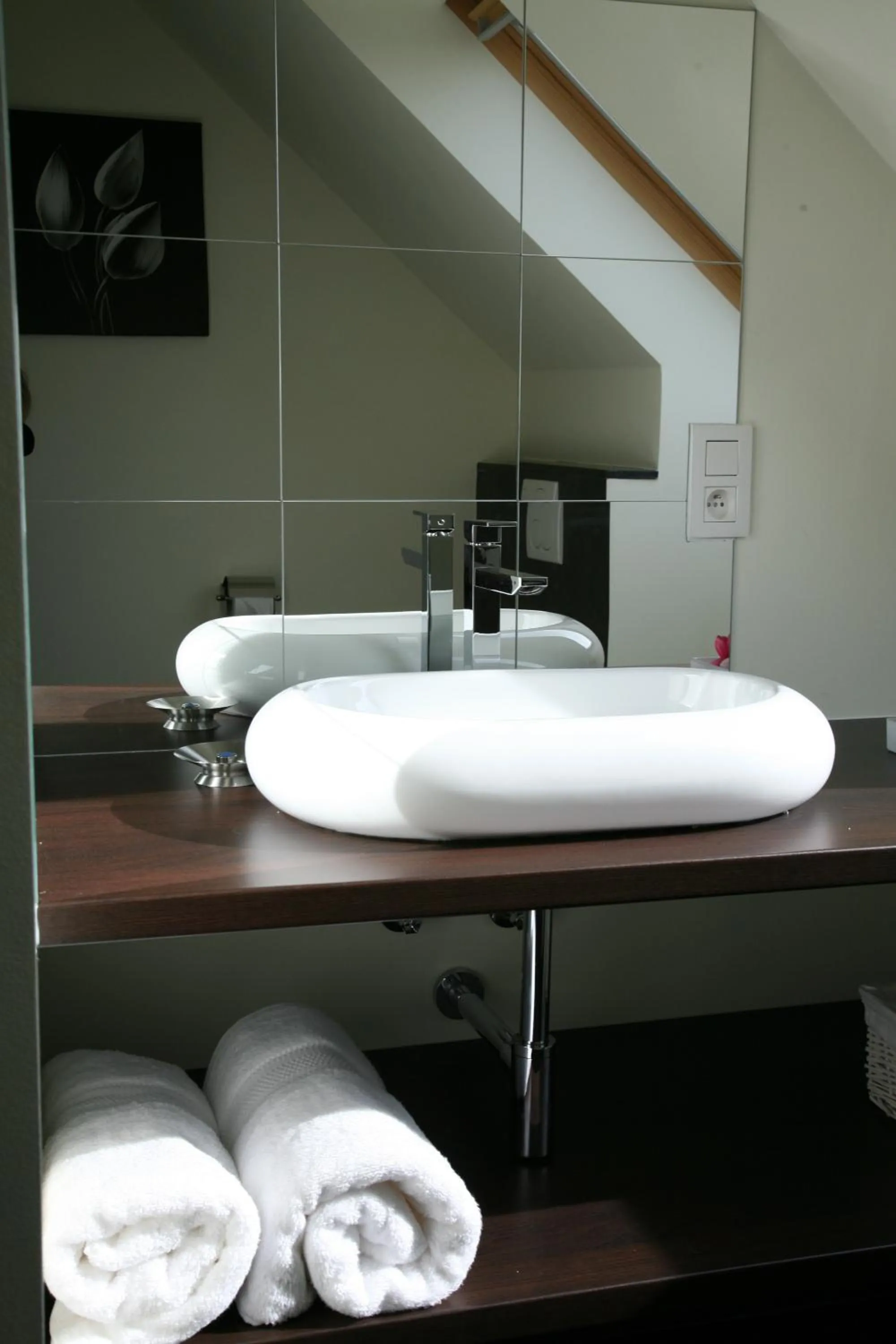 Bathroom in B&B Kanegem Onverbloemd