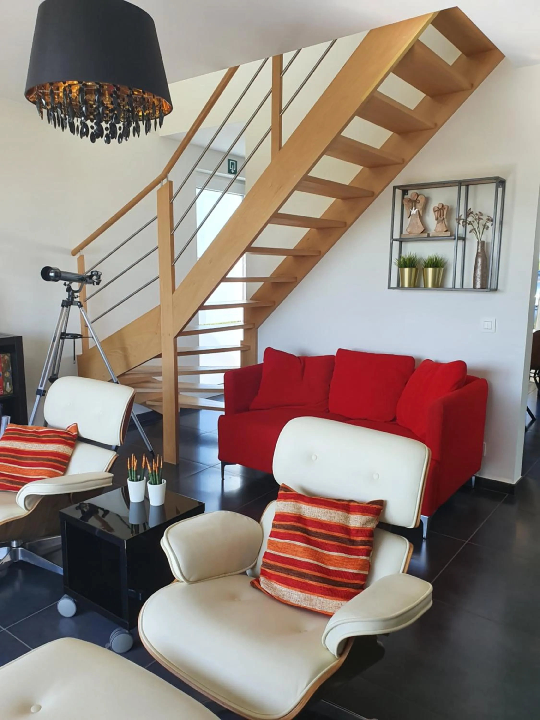 Lounge or bar in B&B Kanegem Onverbloemd