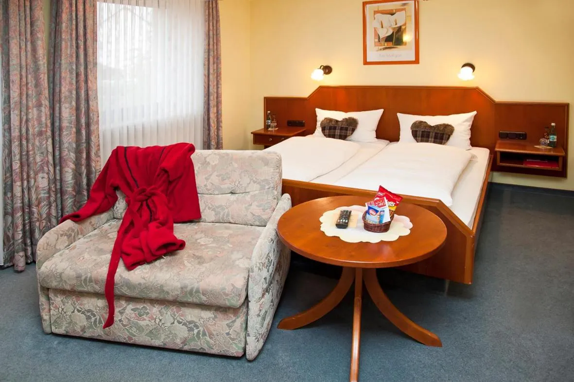 Bed in Hotel bei Liebe's