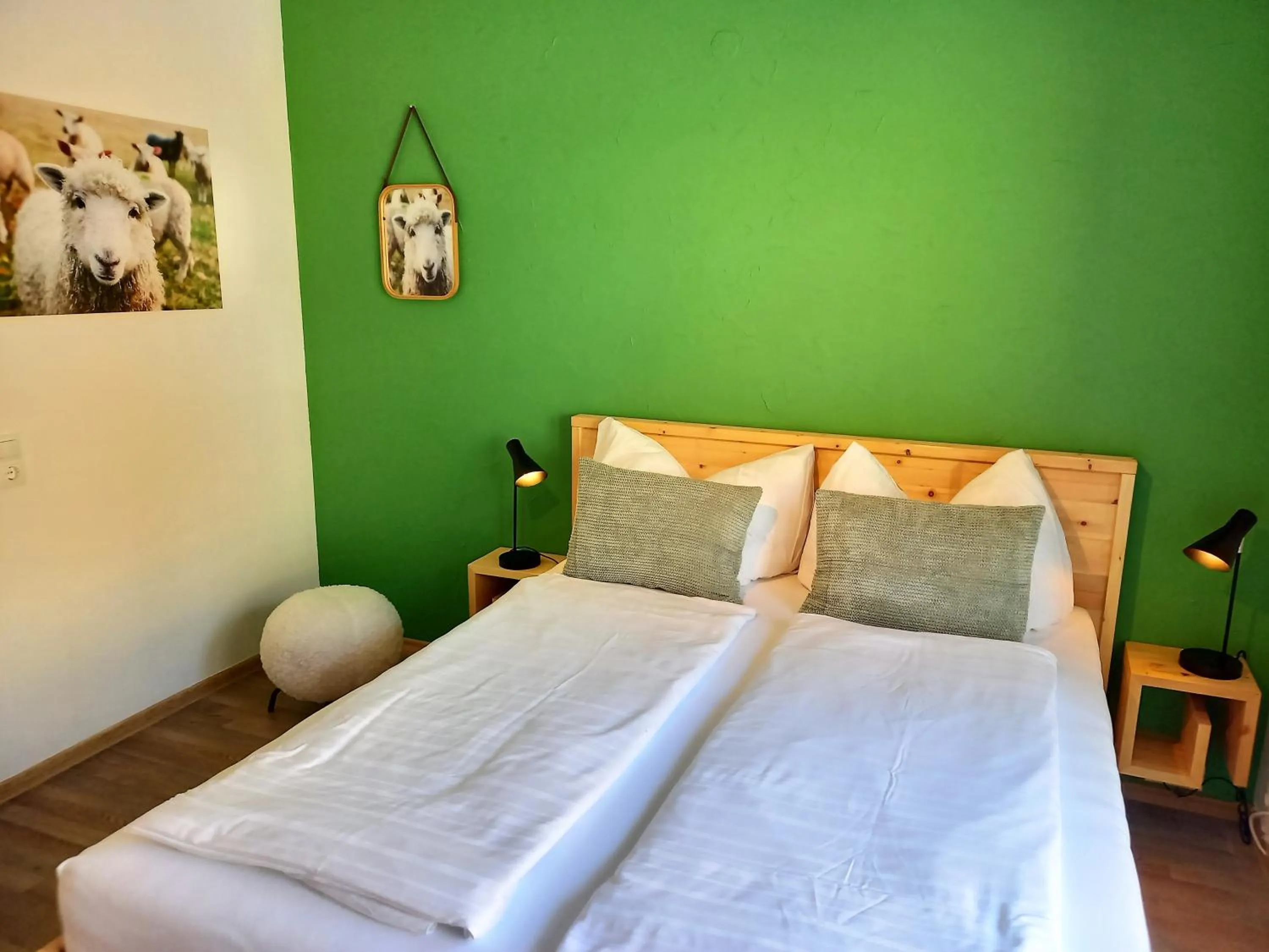 Bed in Wolf & Schaf Apartments