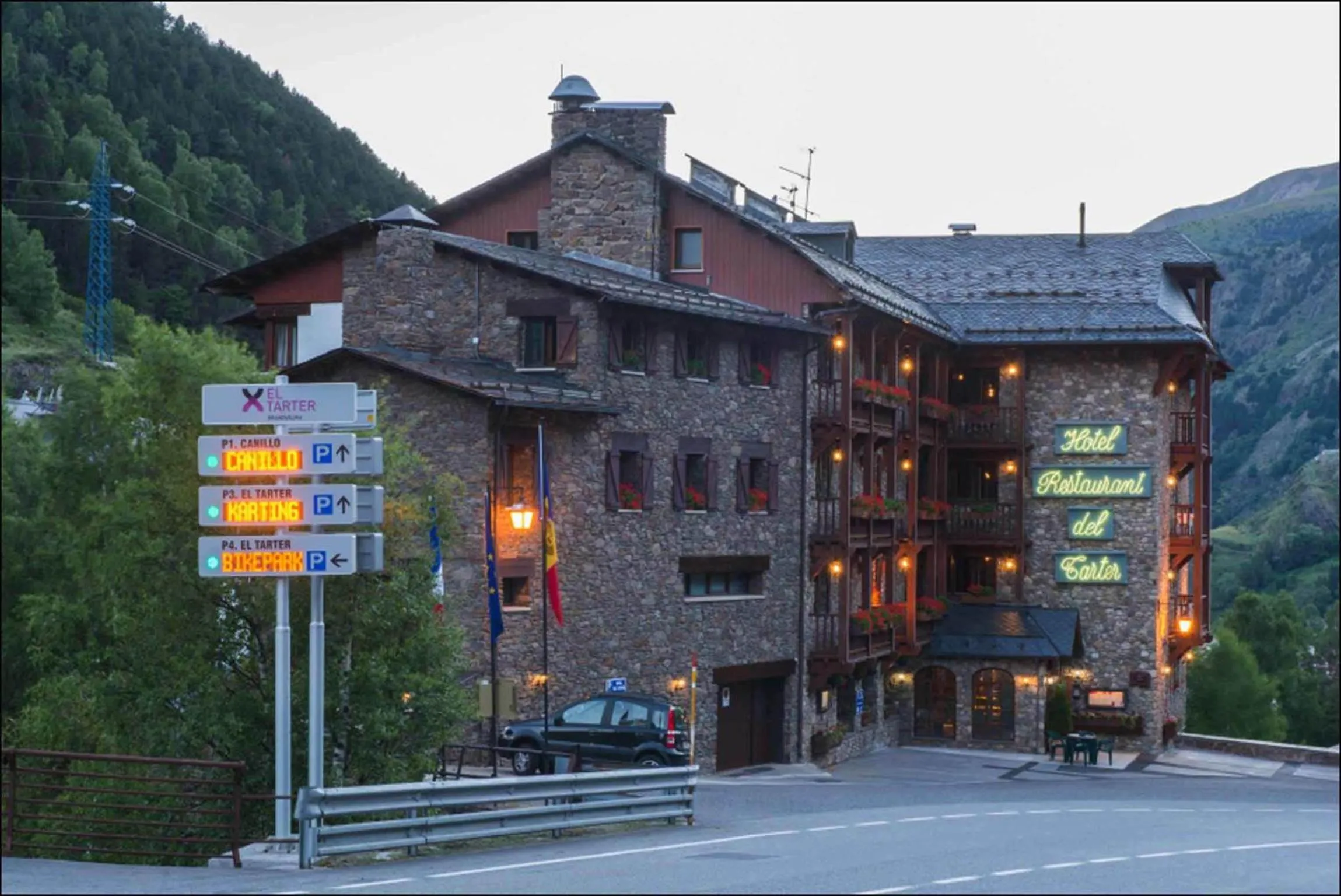 On site in Hotel del Tarter