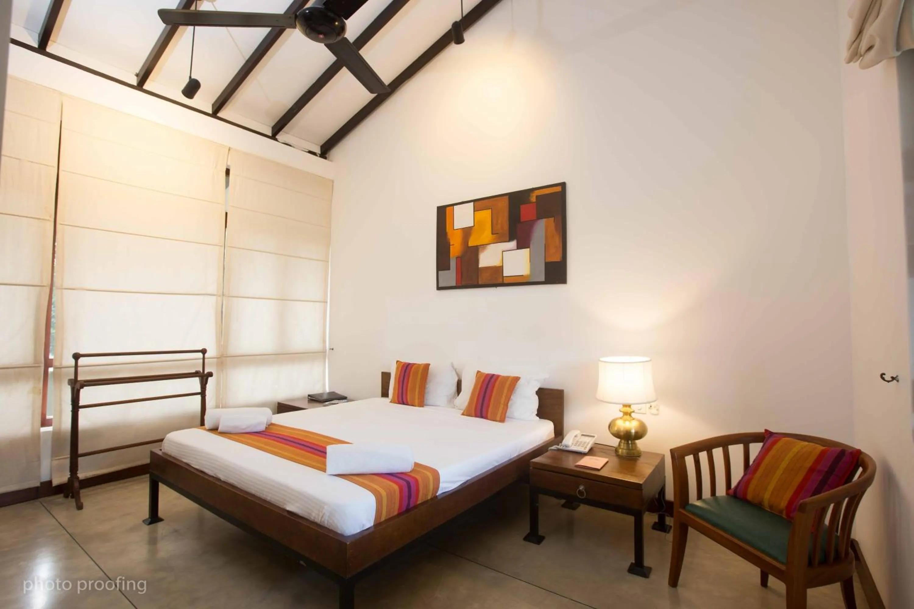Bed in Jaffna Heritage Villa